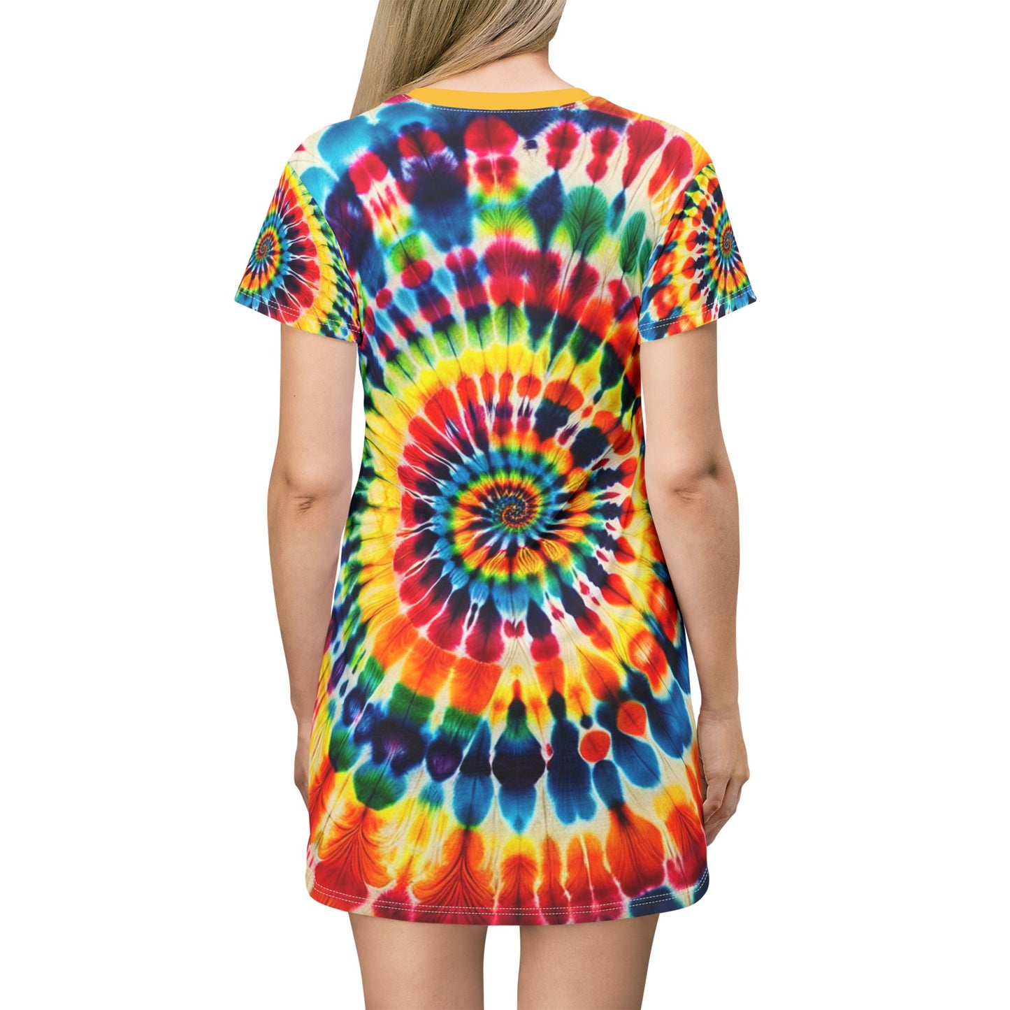 Tye Dye Rainbow, T-Shirt Dress