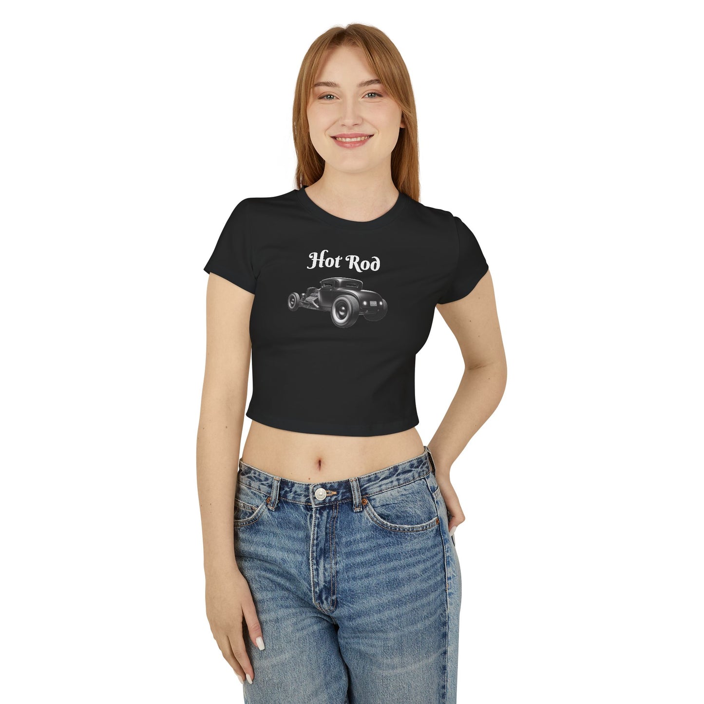 Retro Hot Rod Women's Baby Tee