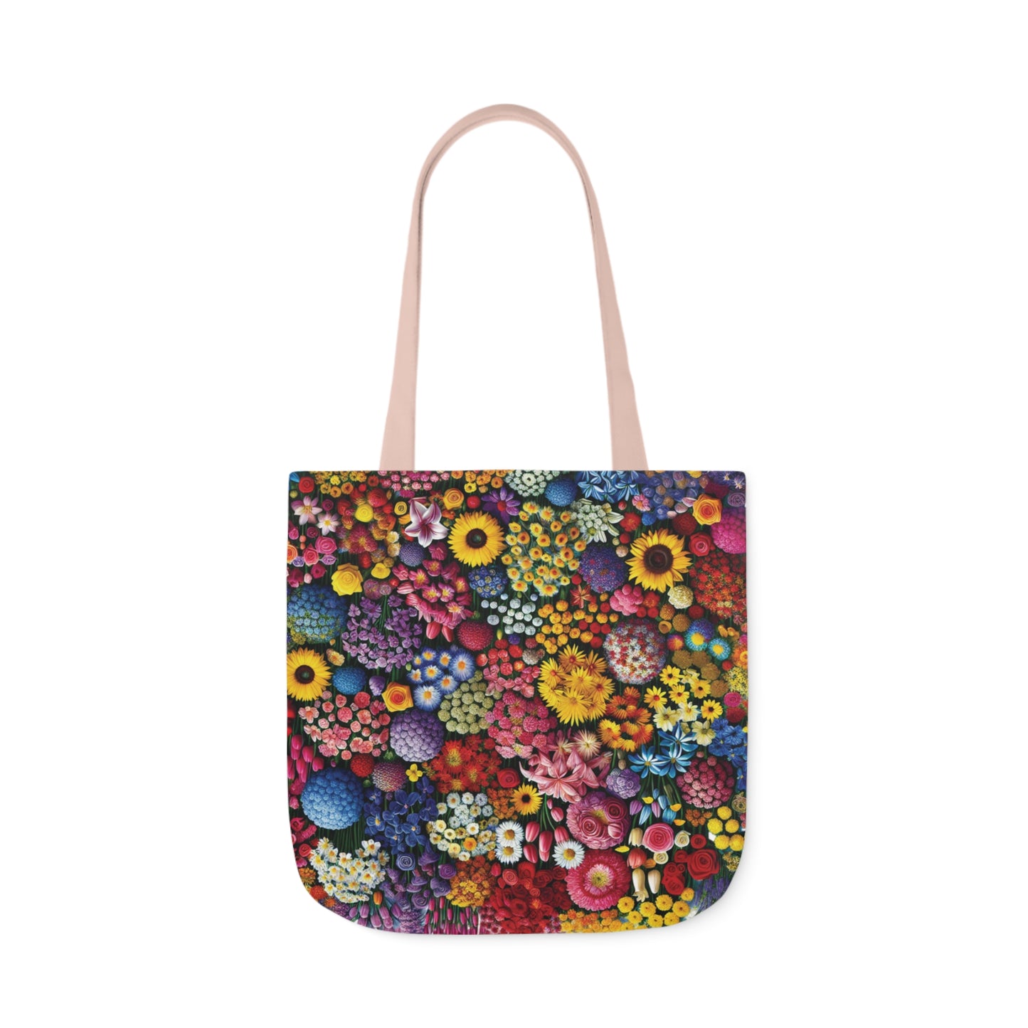 Canvas Tote Bag, Flowers