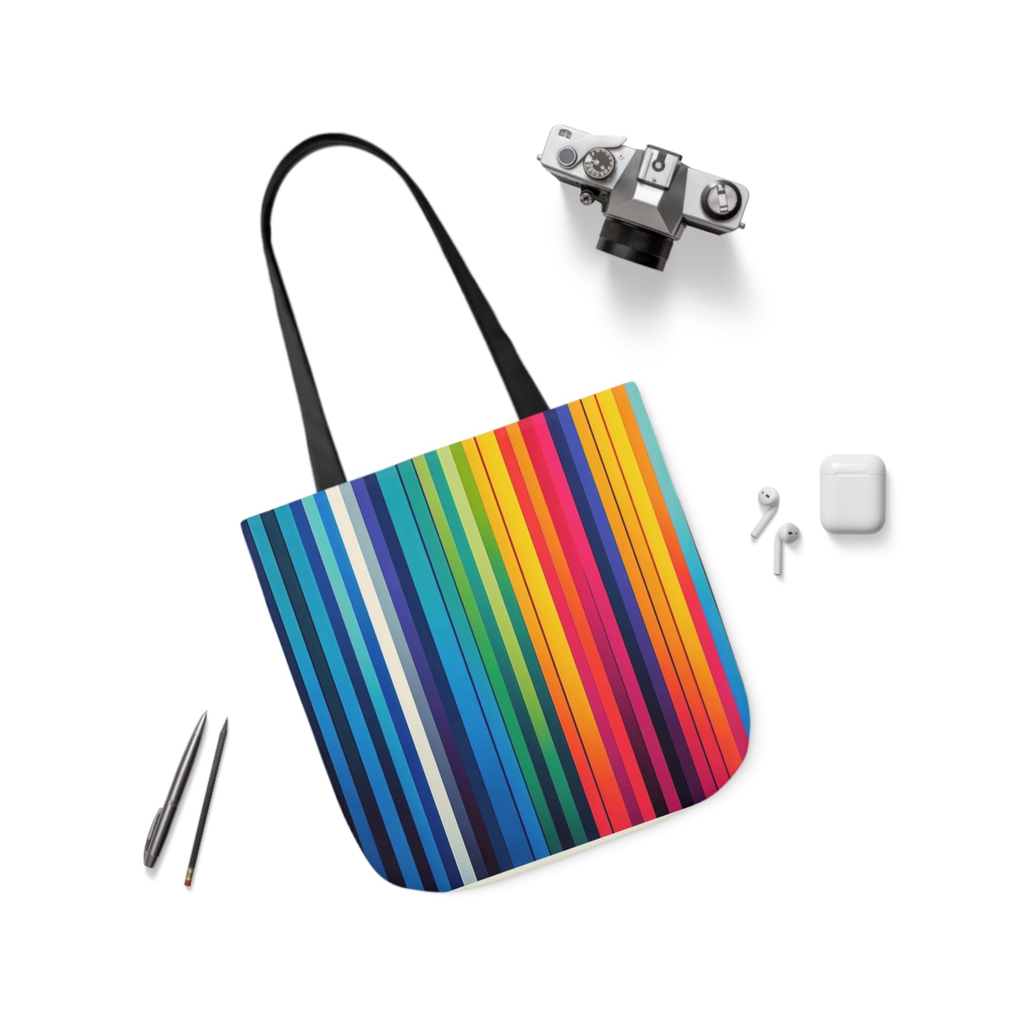 Stripes, Canvas Tote Bag