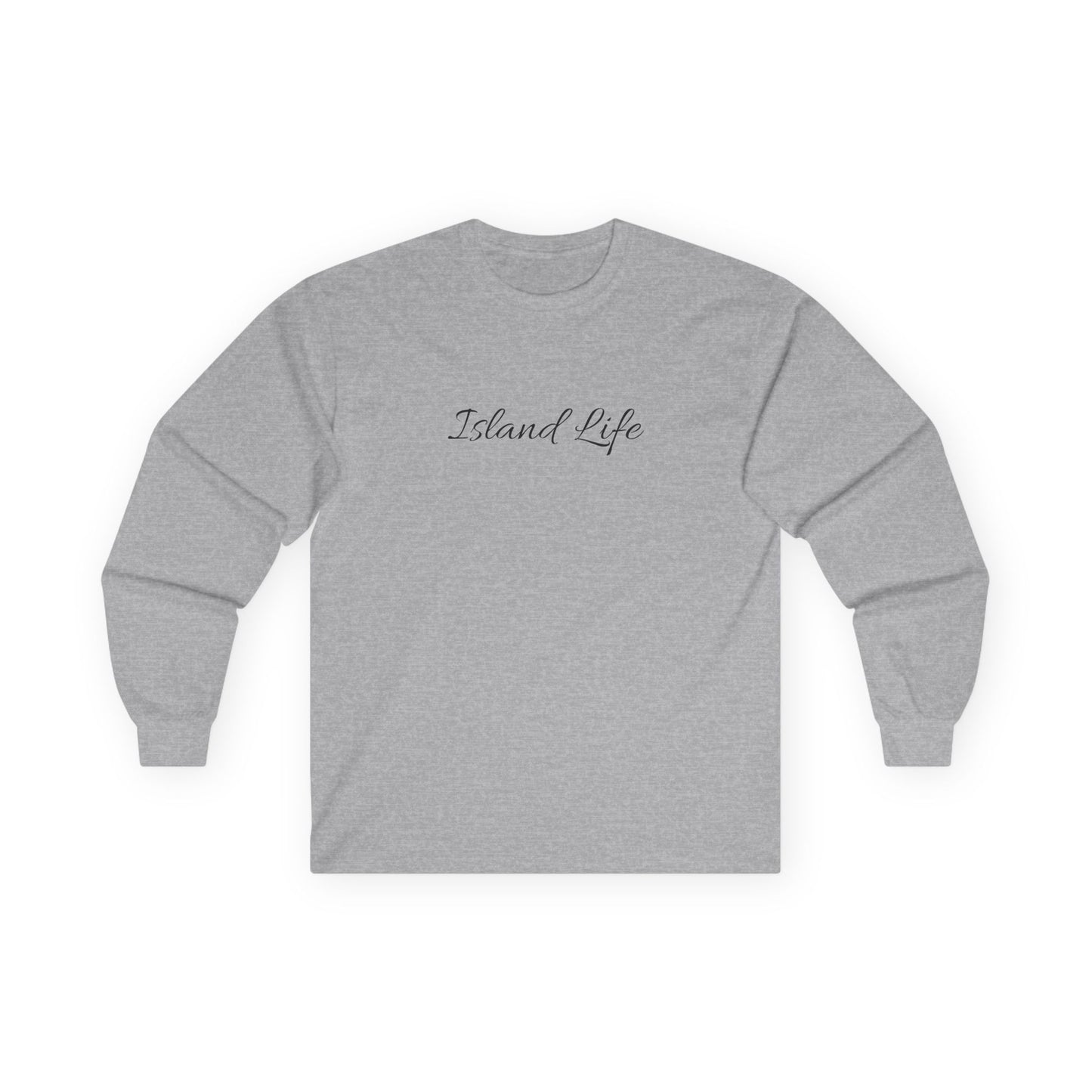 Island Life Unisex Cotton Long Sleeve Tee