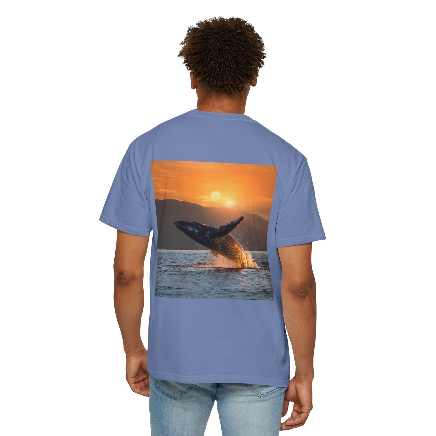 Lovin Life, Whale Print, Unisex T-shirt - Original Prints Co