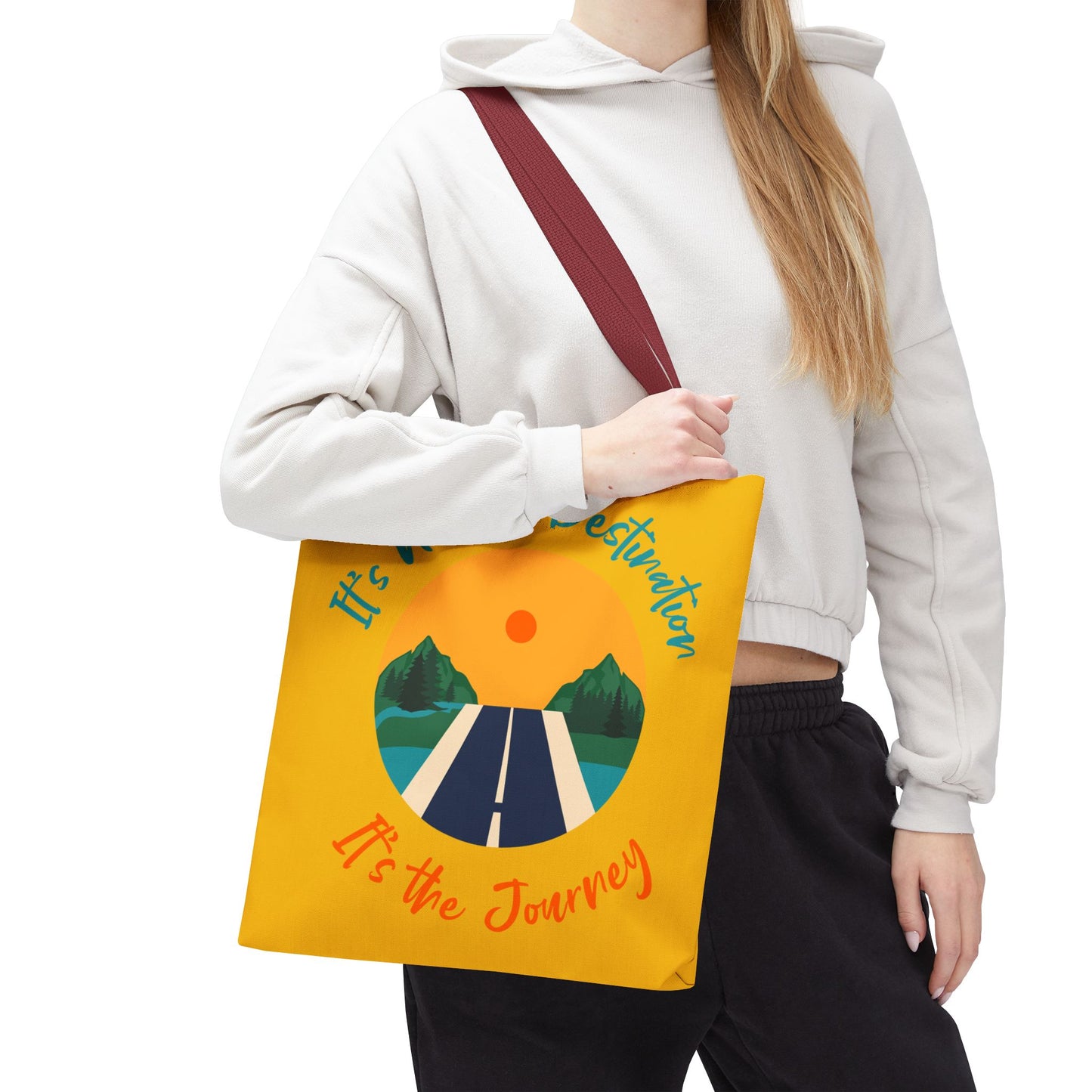 It's the Journey, Tote Bag