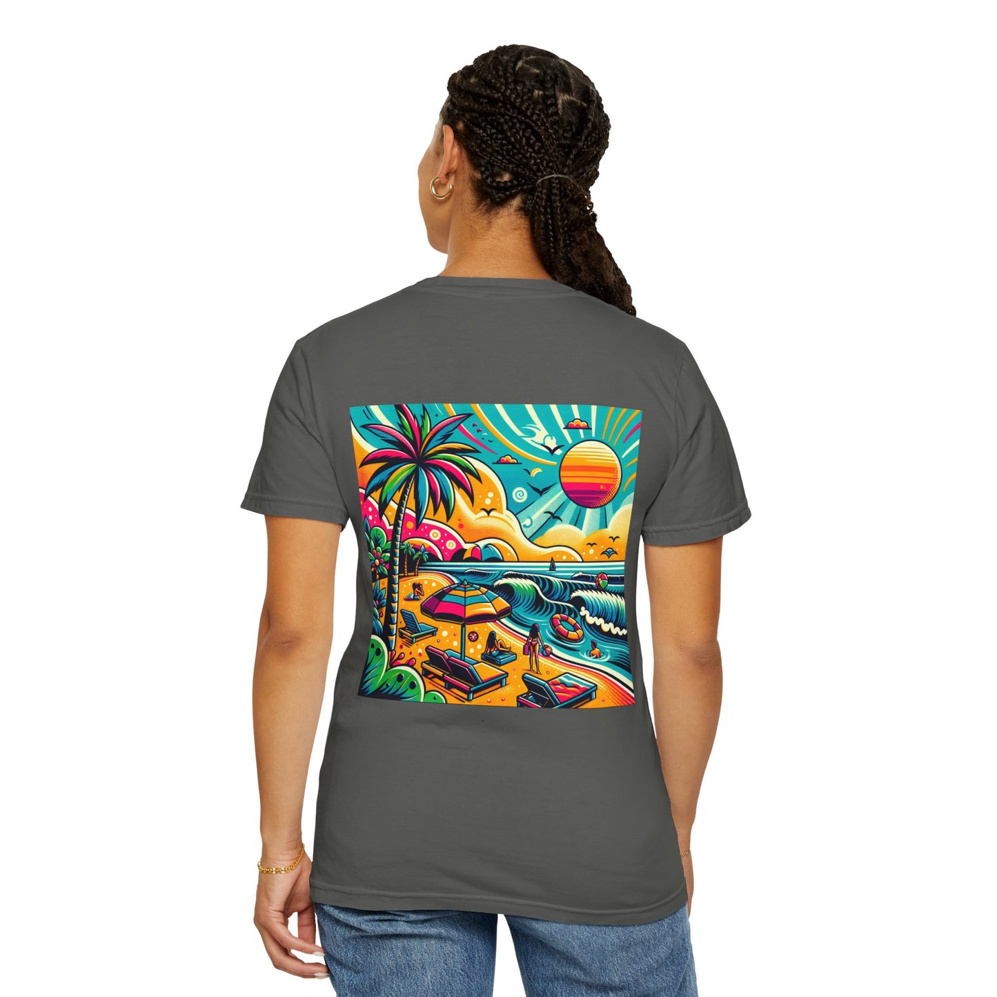 Unisex T-shirt, Beach Print