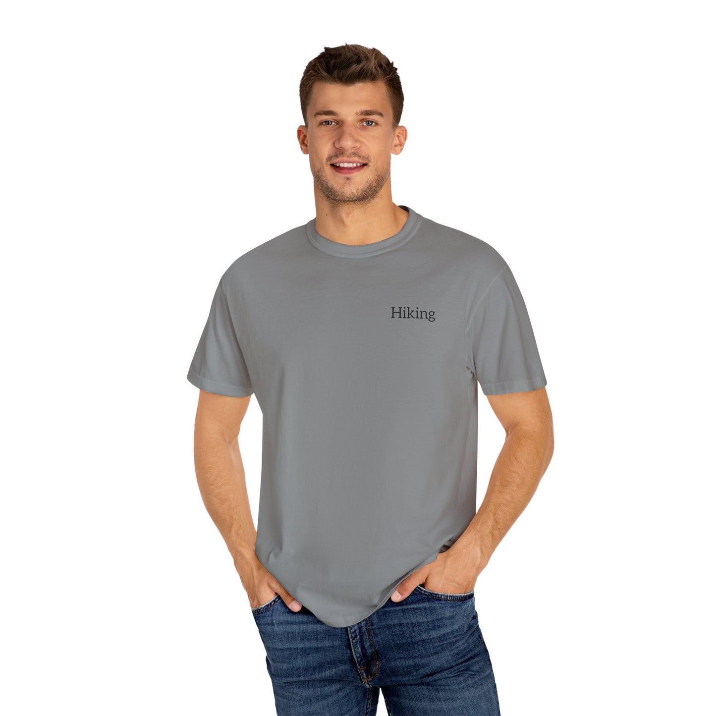 Hiking, Waterfall, Unisex T-shirt