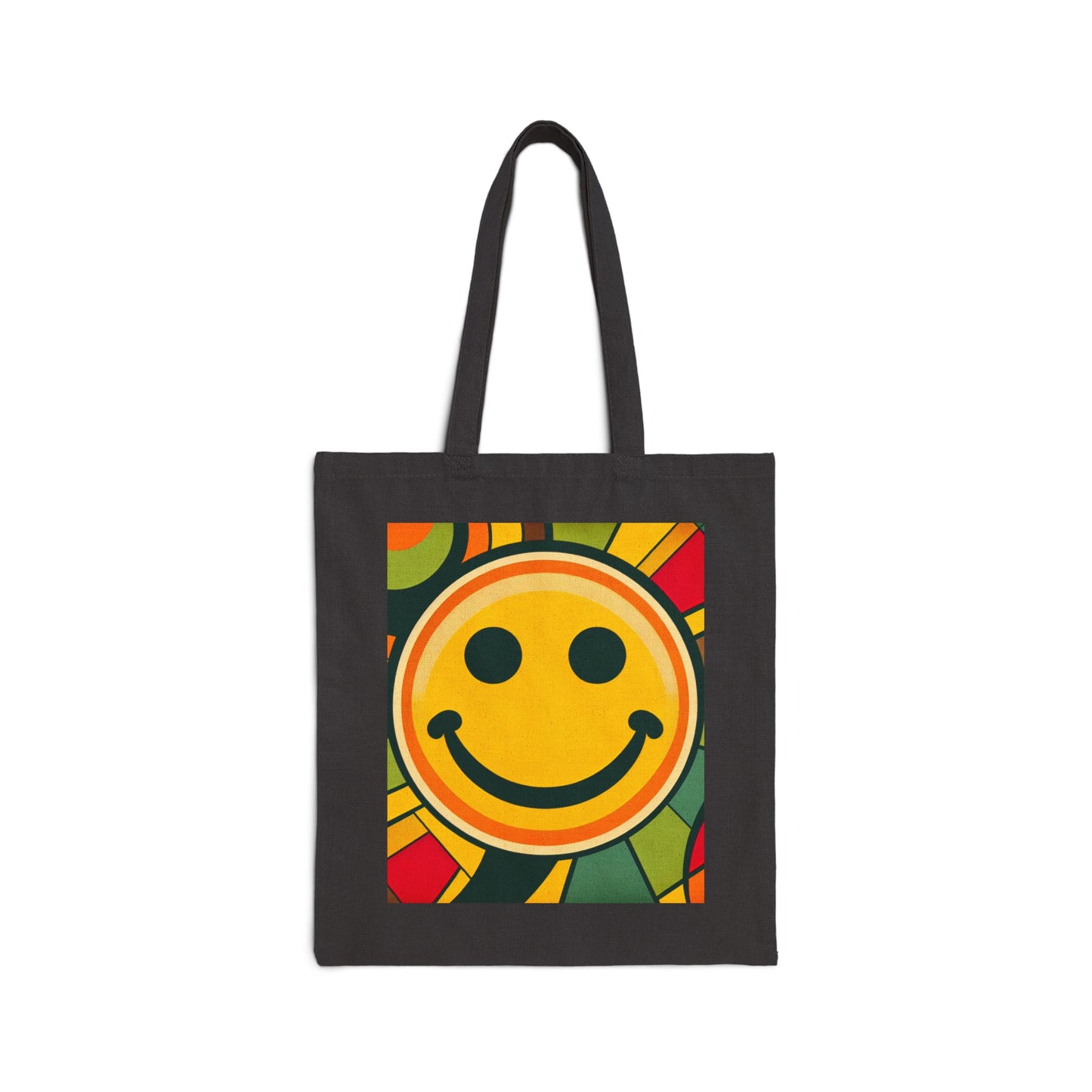 Smile, Cotton Canvas Tote Bag