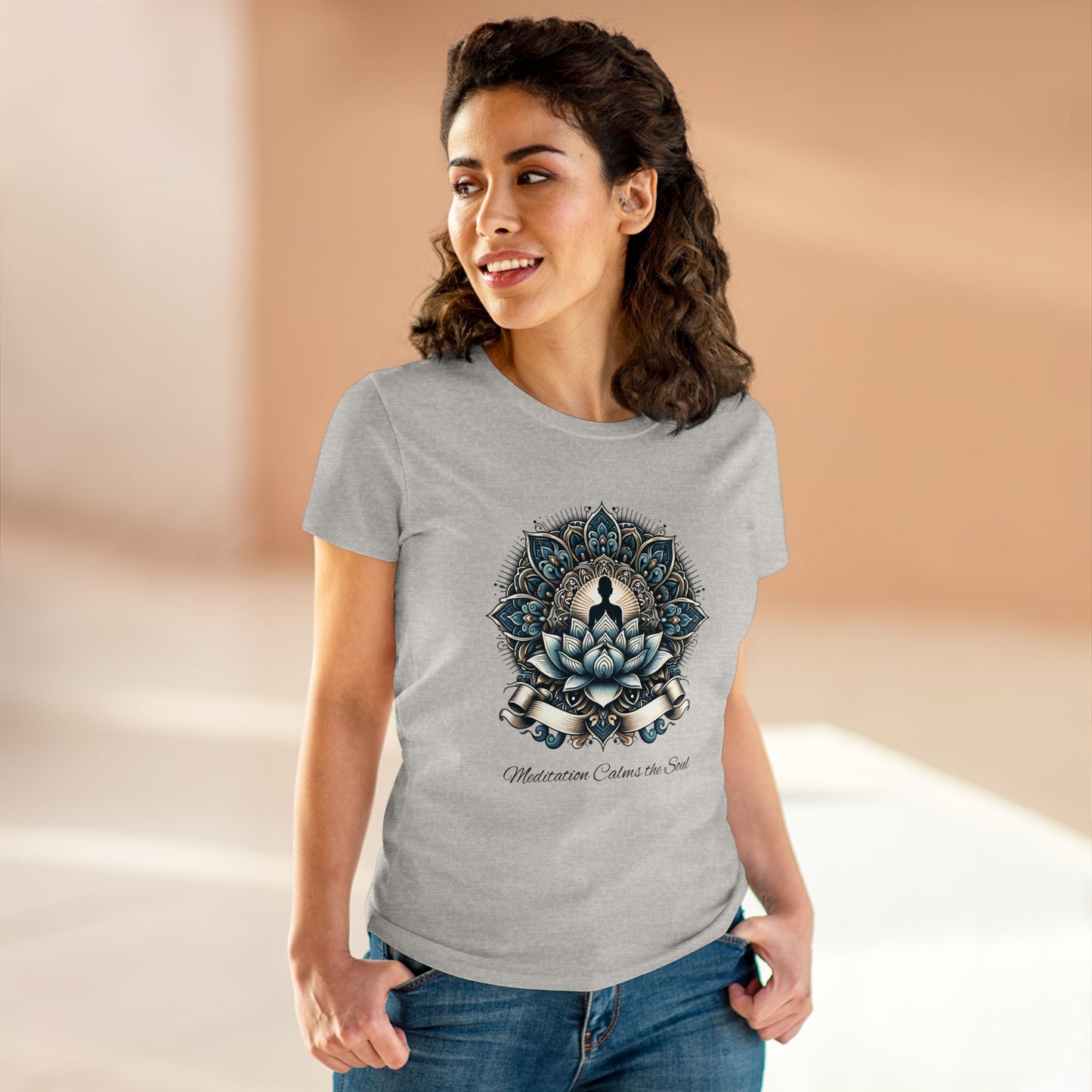 Meditation, Women's Cotton Tee