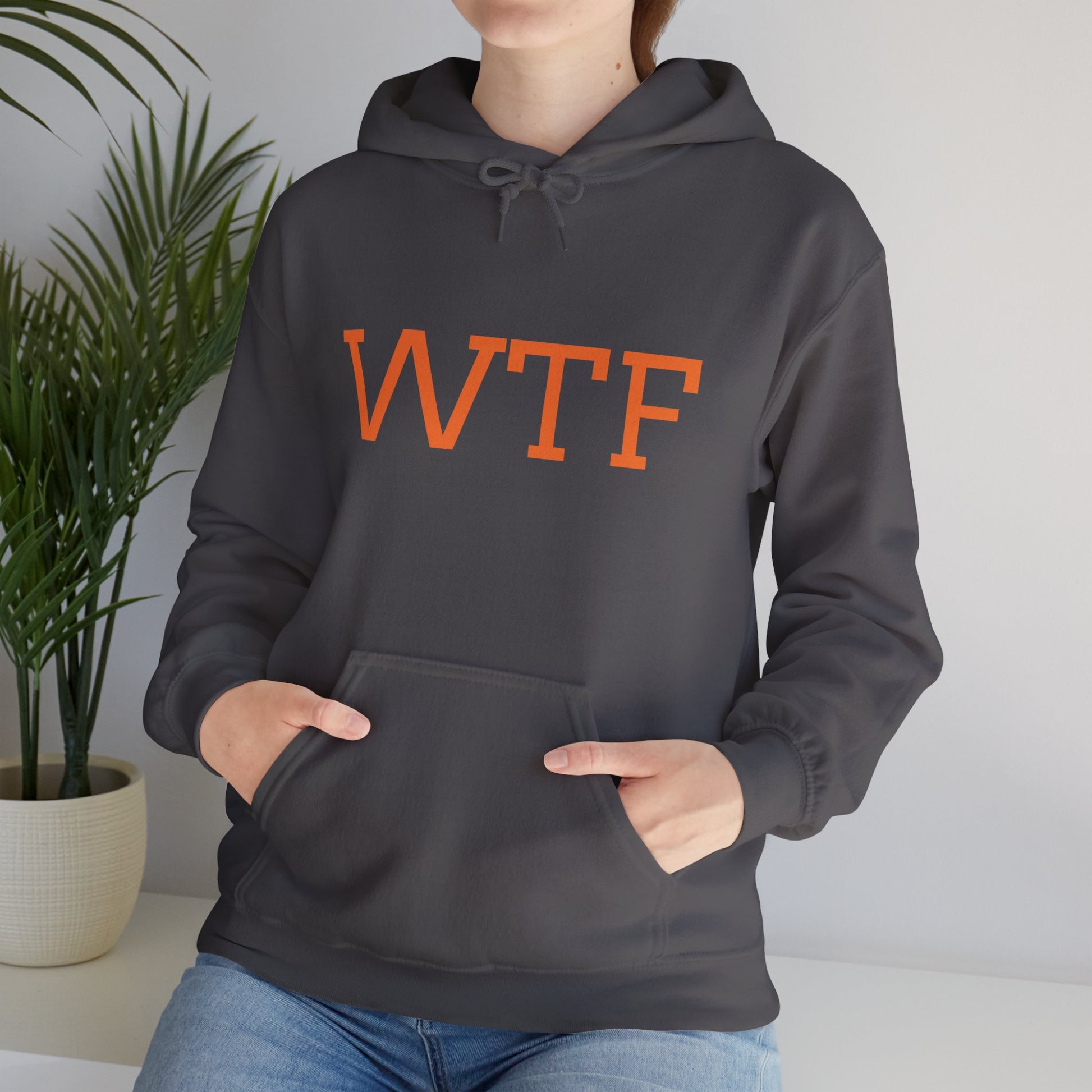 WTF, Unisex Heavy Blend™ Hooded Sweatshirt - Original Prints Co