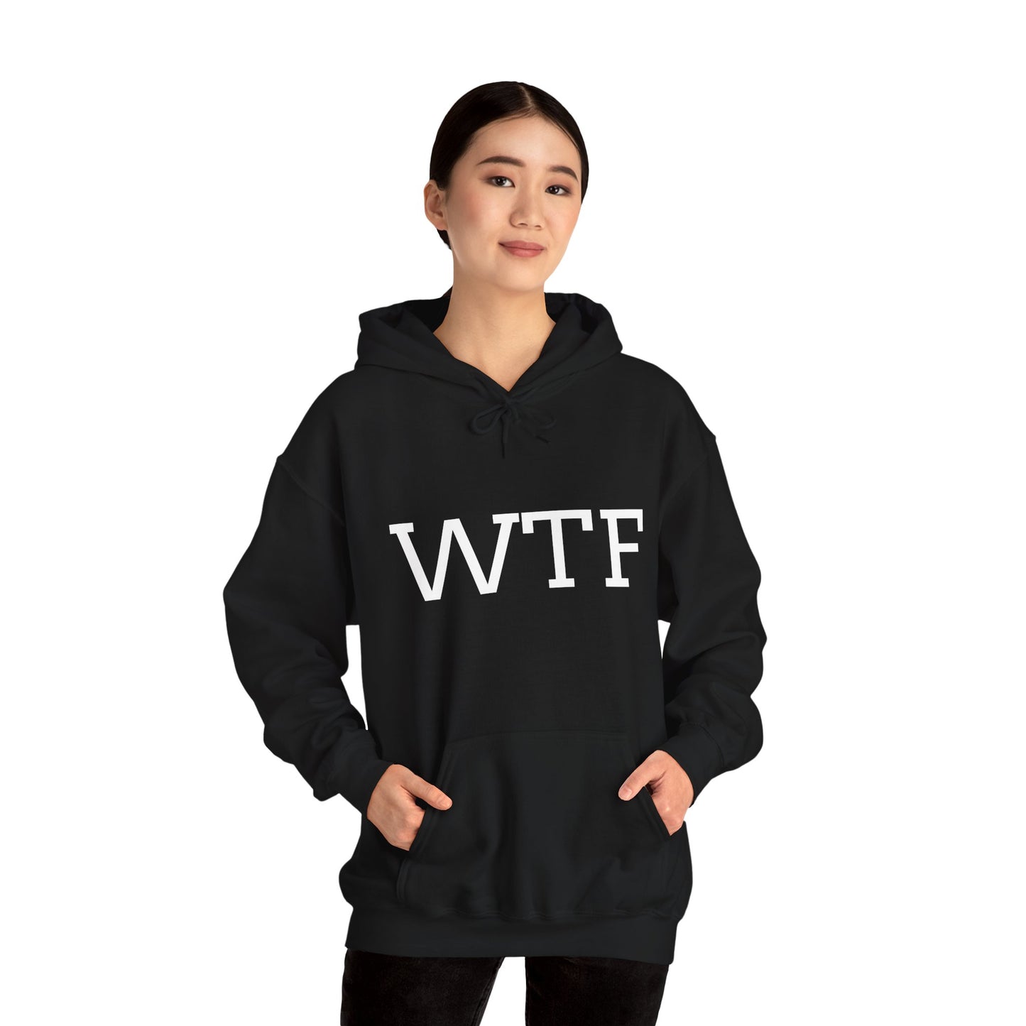 WTF, Unisex Heavy Blend™ Hooded Sweatshirt - Original Prints Co