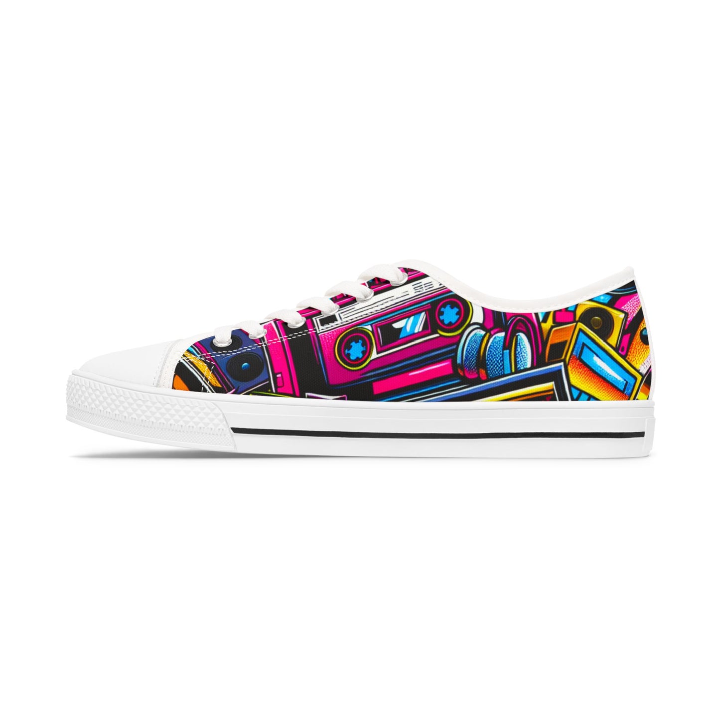 Retro Boombox Women's Low Top Sneakers