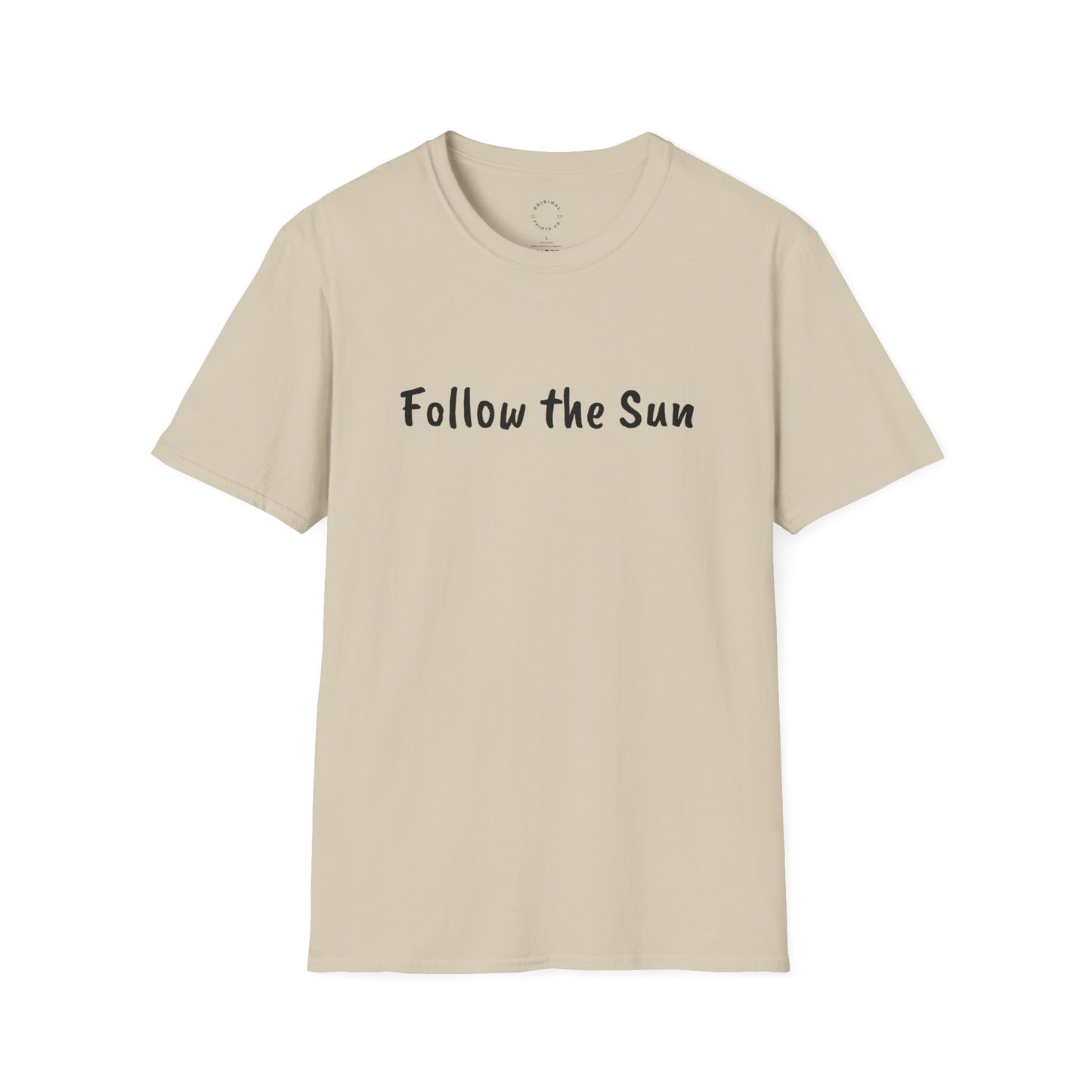 T-Shirt, Unisex Softstyle - Follow the Sun