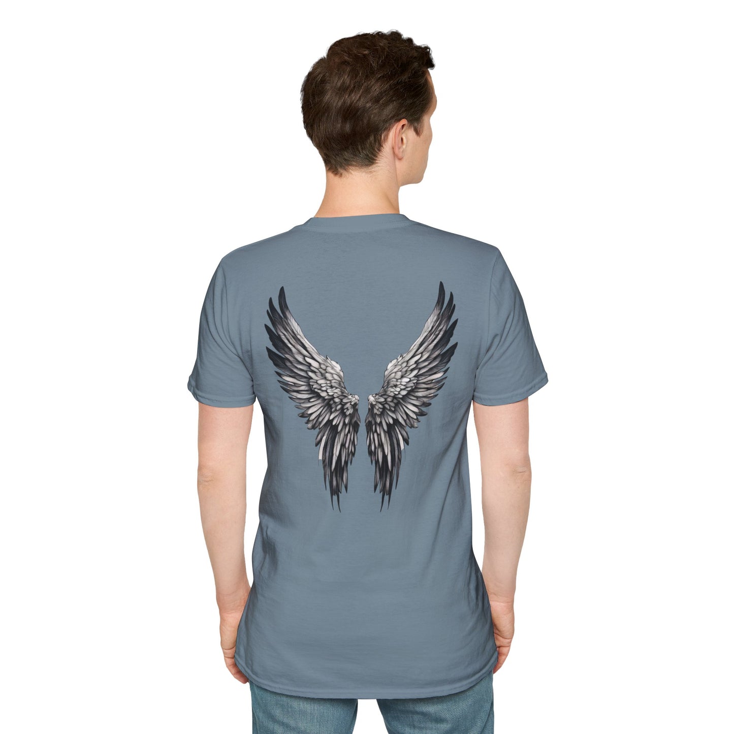 T-Shirt - Unisex Softstyle, Angel with Wings