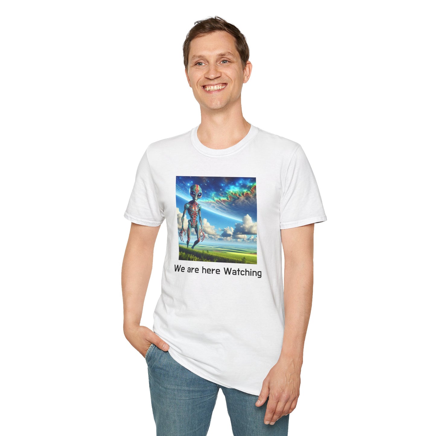 We are here Watching, Unisex T-Shirt