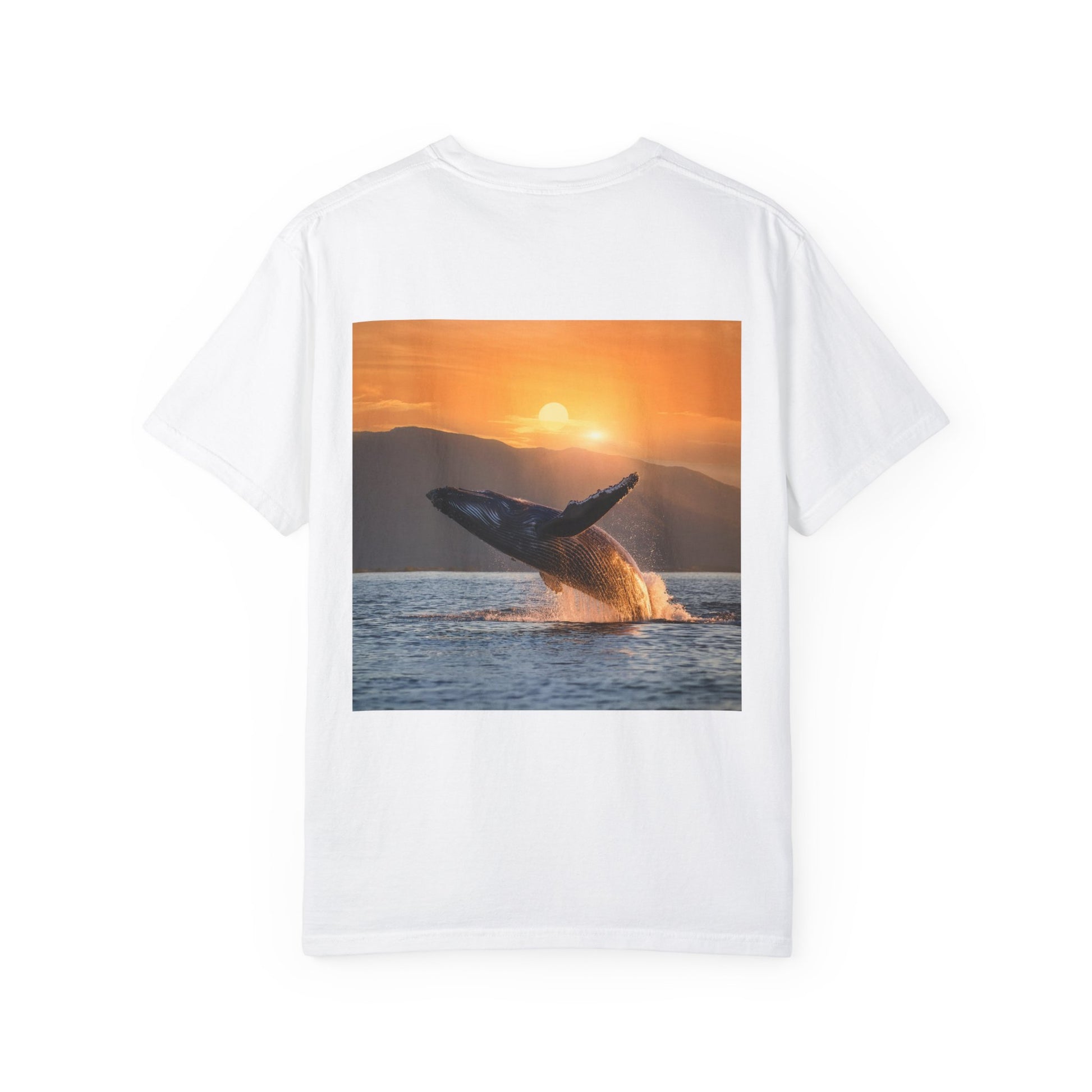 Lovin Life, Whale Print, Unisex T-shirt - Original Prints Co