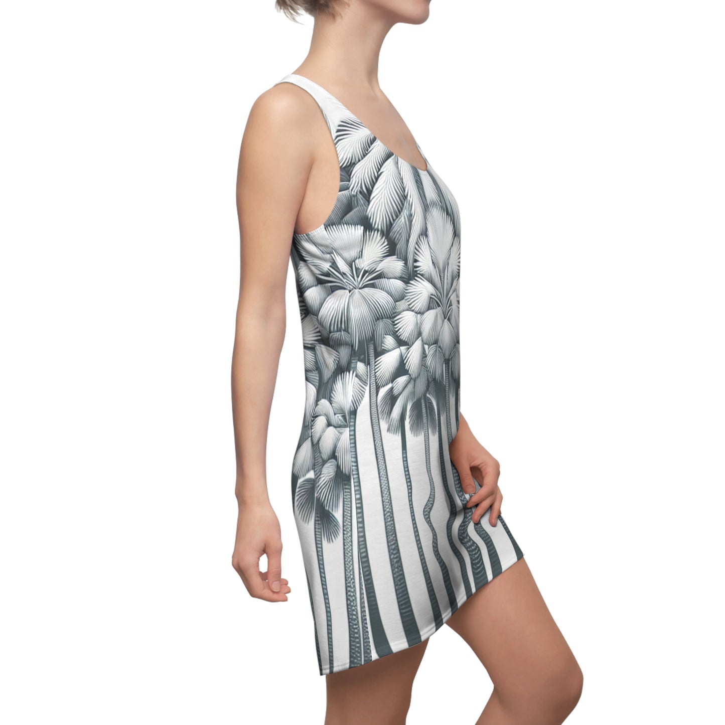 Palm Trees, Women's Racerback Dress