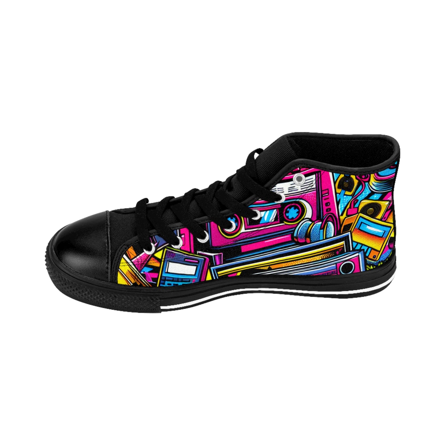 Retro Vibe High-Top Sneakers for Women