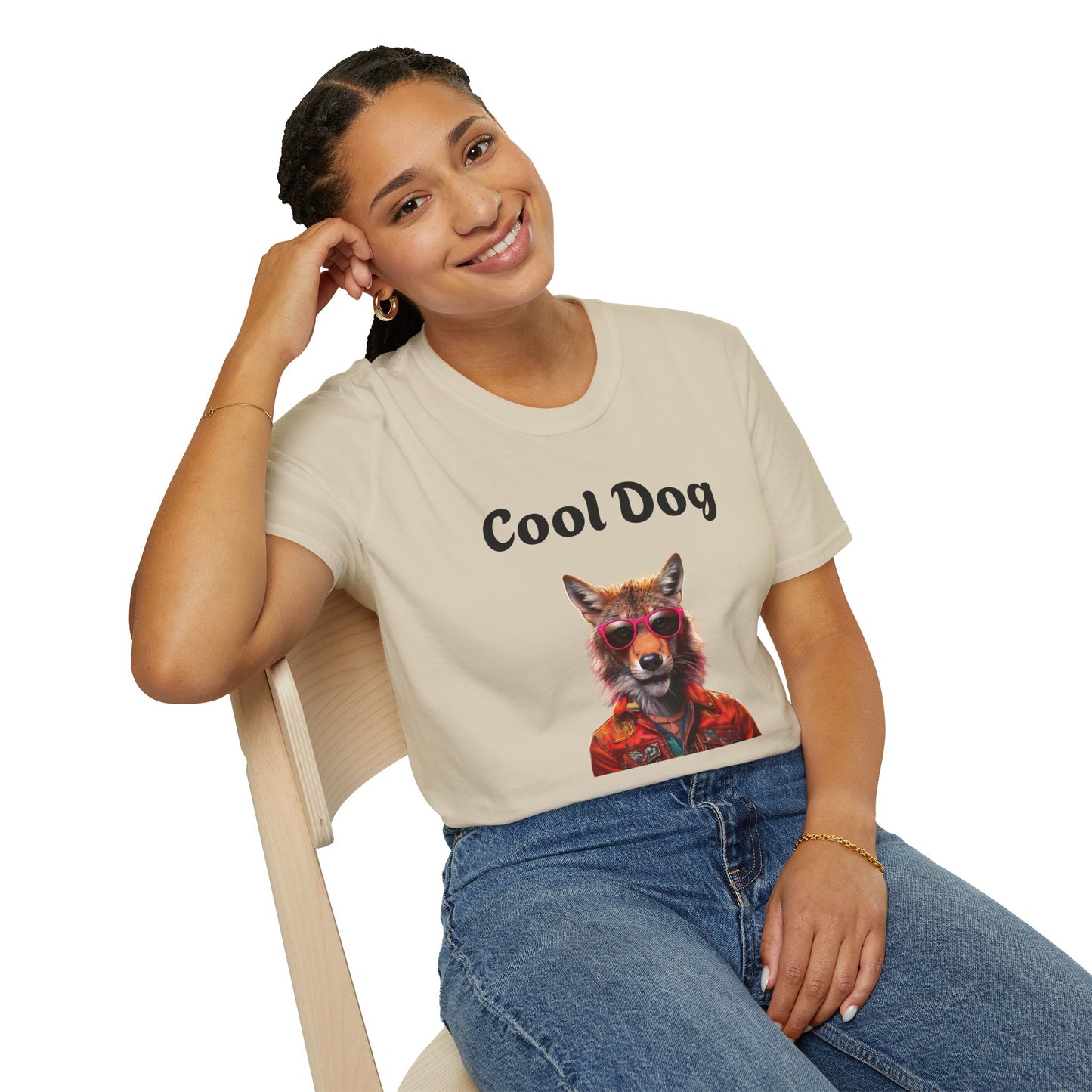 Cool Dog Graphic Unisex T-Shirt