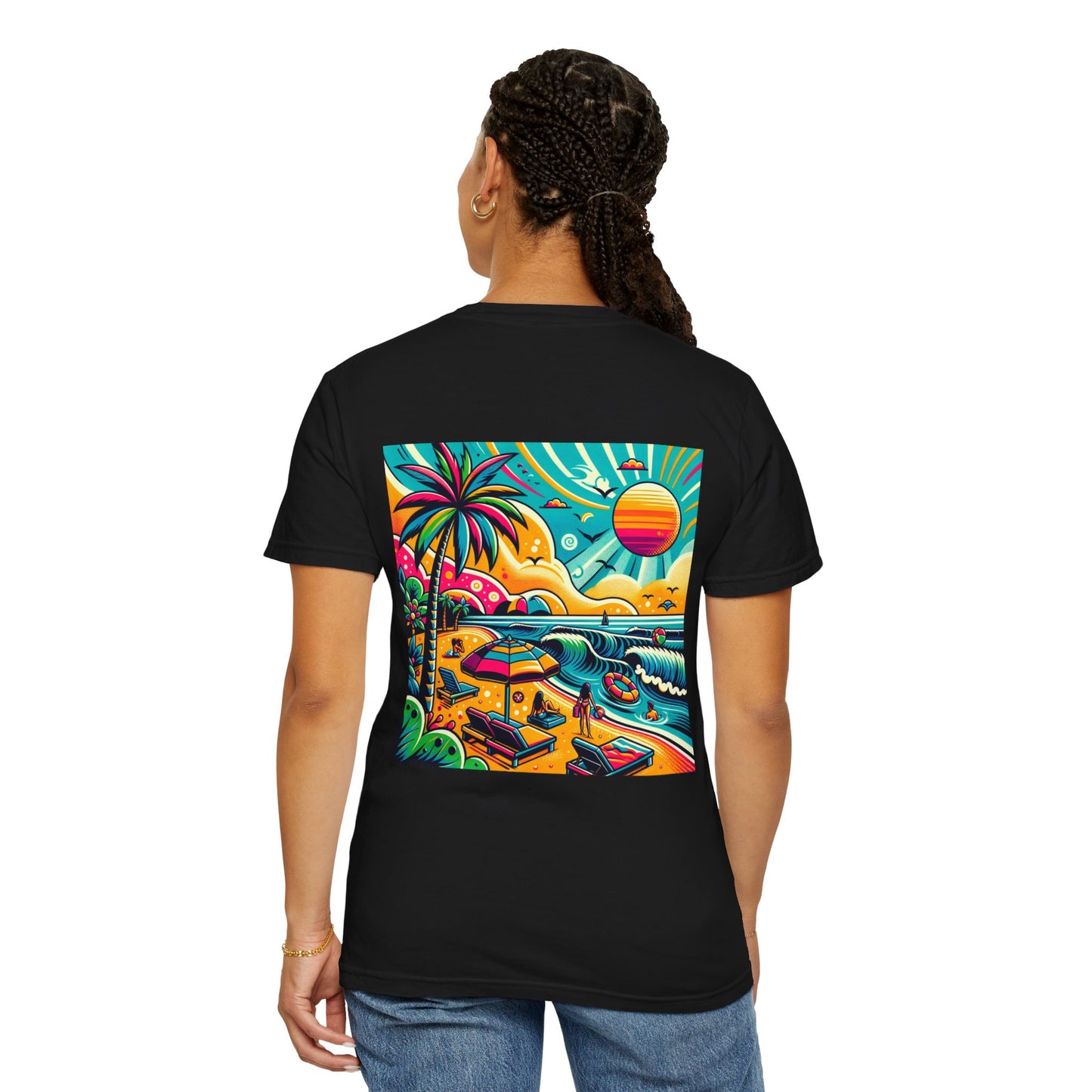 Unisex T-shirt, Beach Print