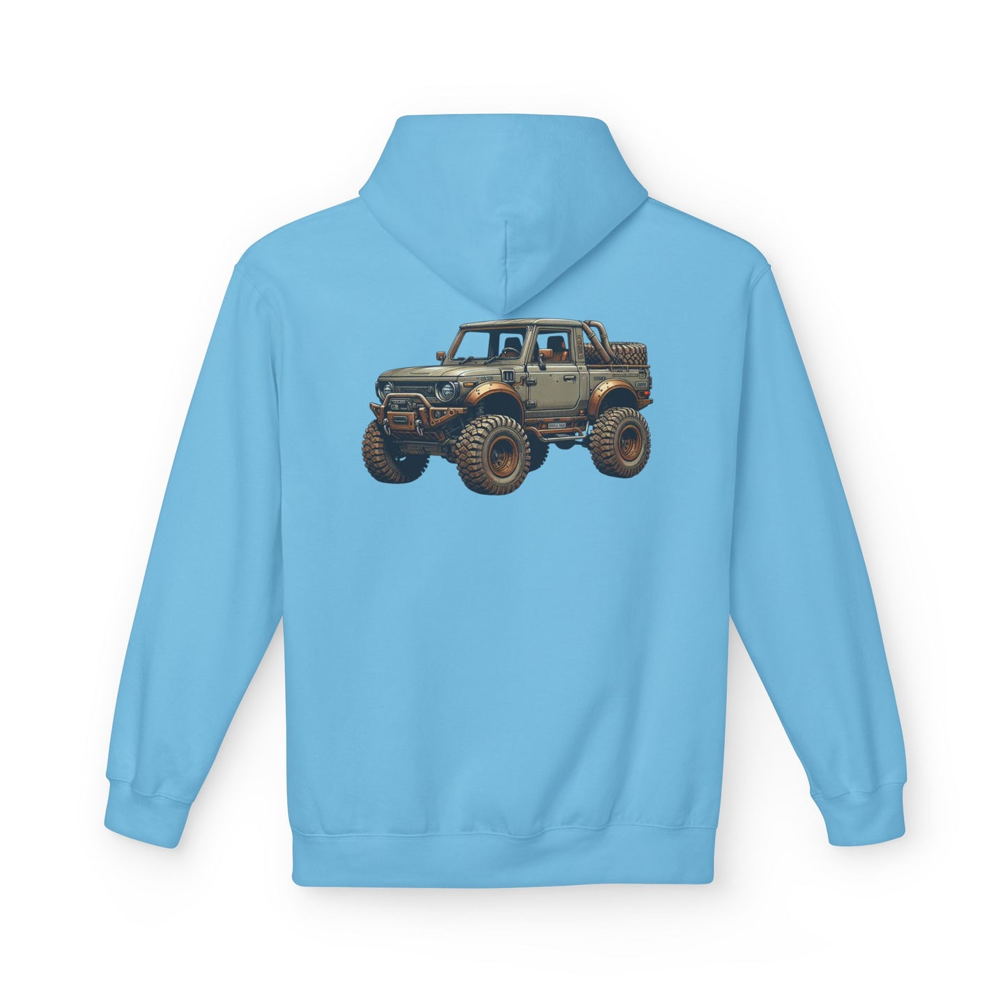 Mud Slinging Unisex Midweight Fleece Hoodie - Perfect for Off-Road Enthusiasts