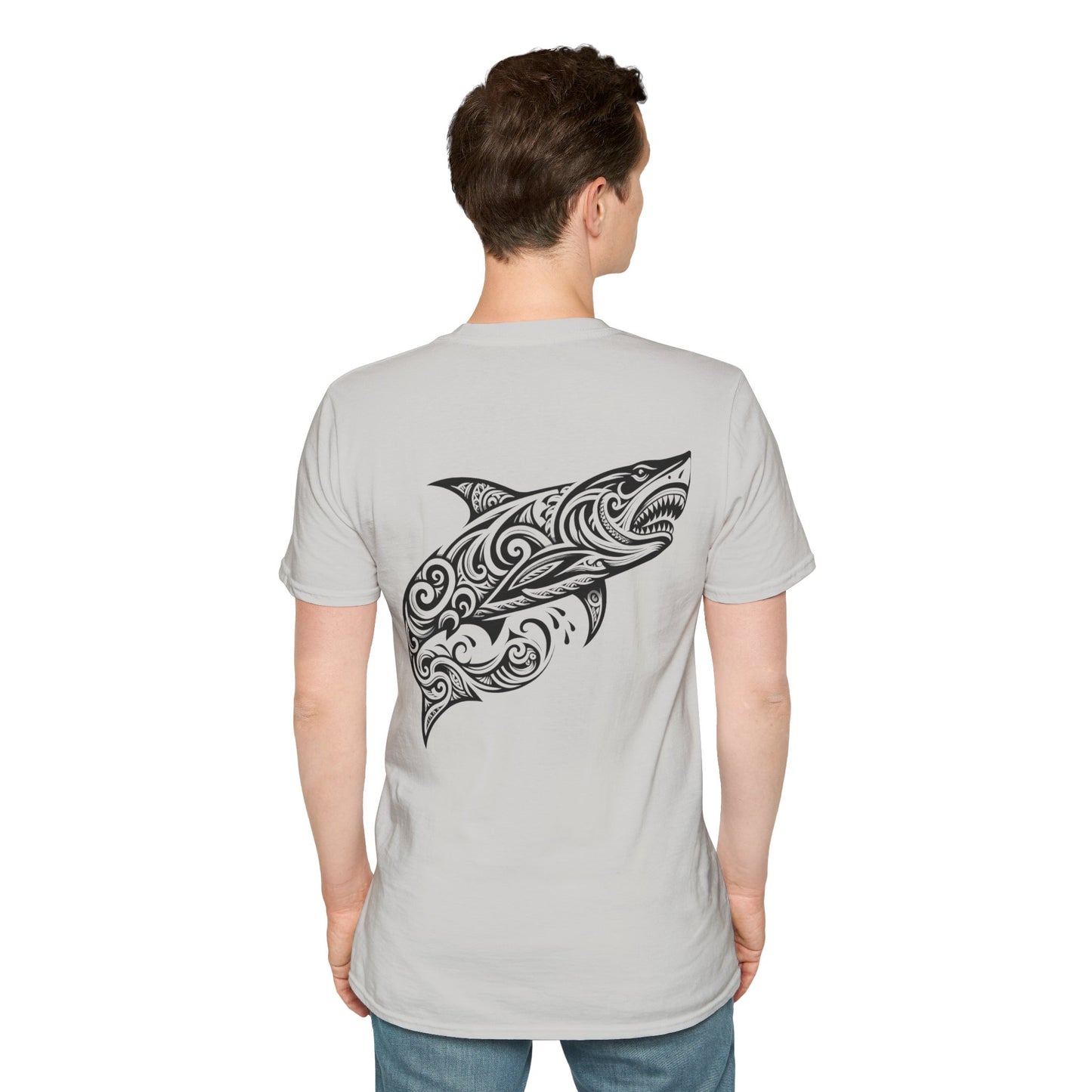 Unisex Shark Design Softstyle T-Shirt