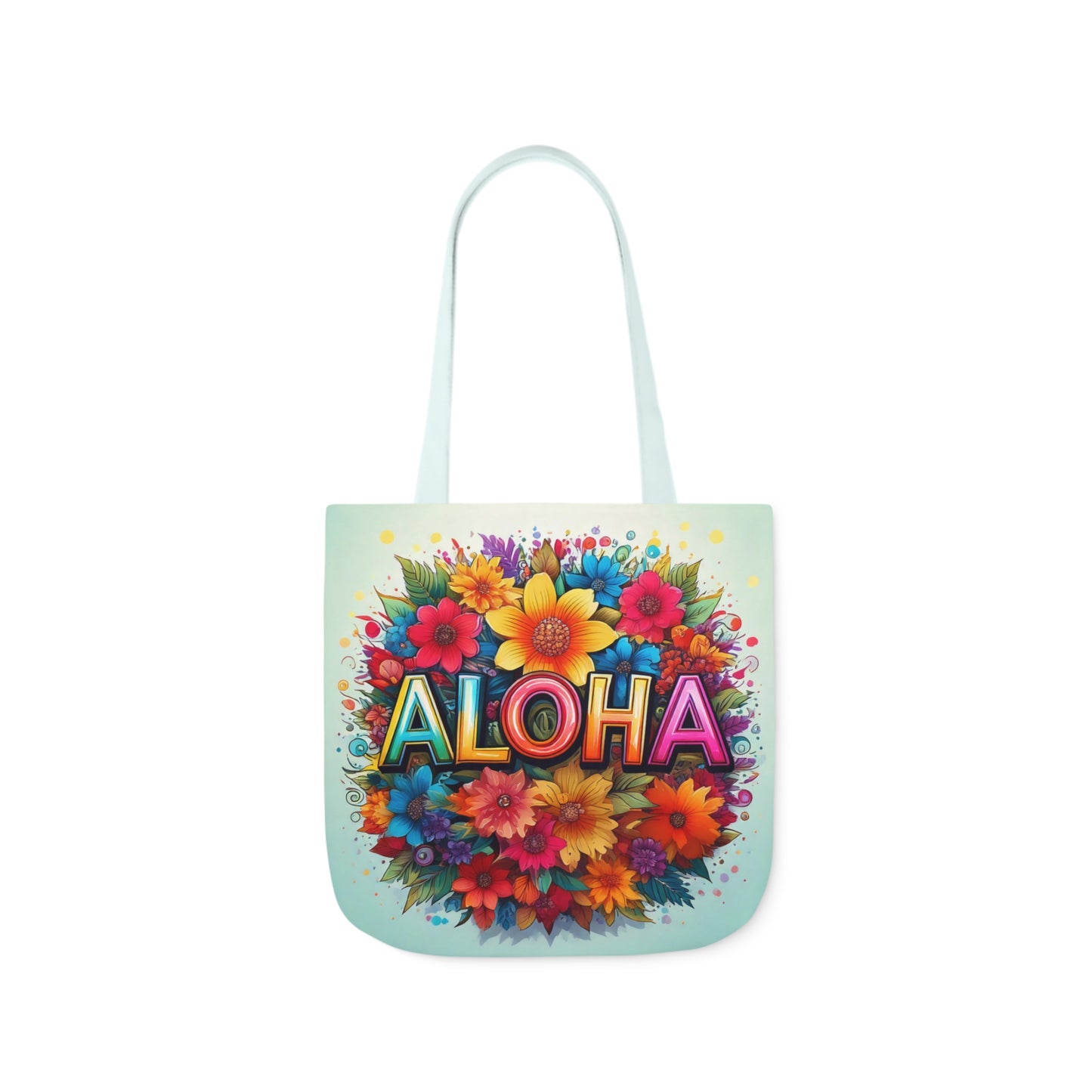 Tote Bag, Canvas ALOHA print