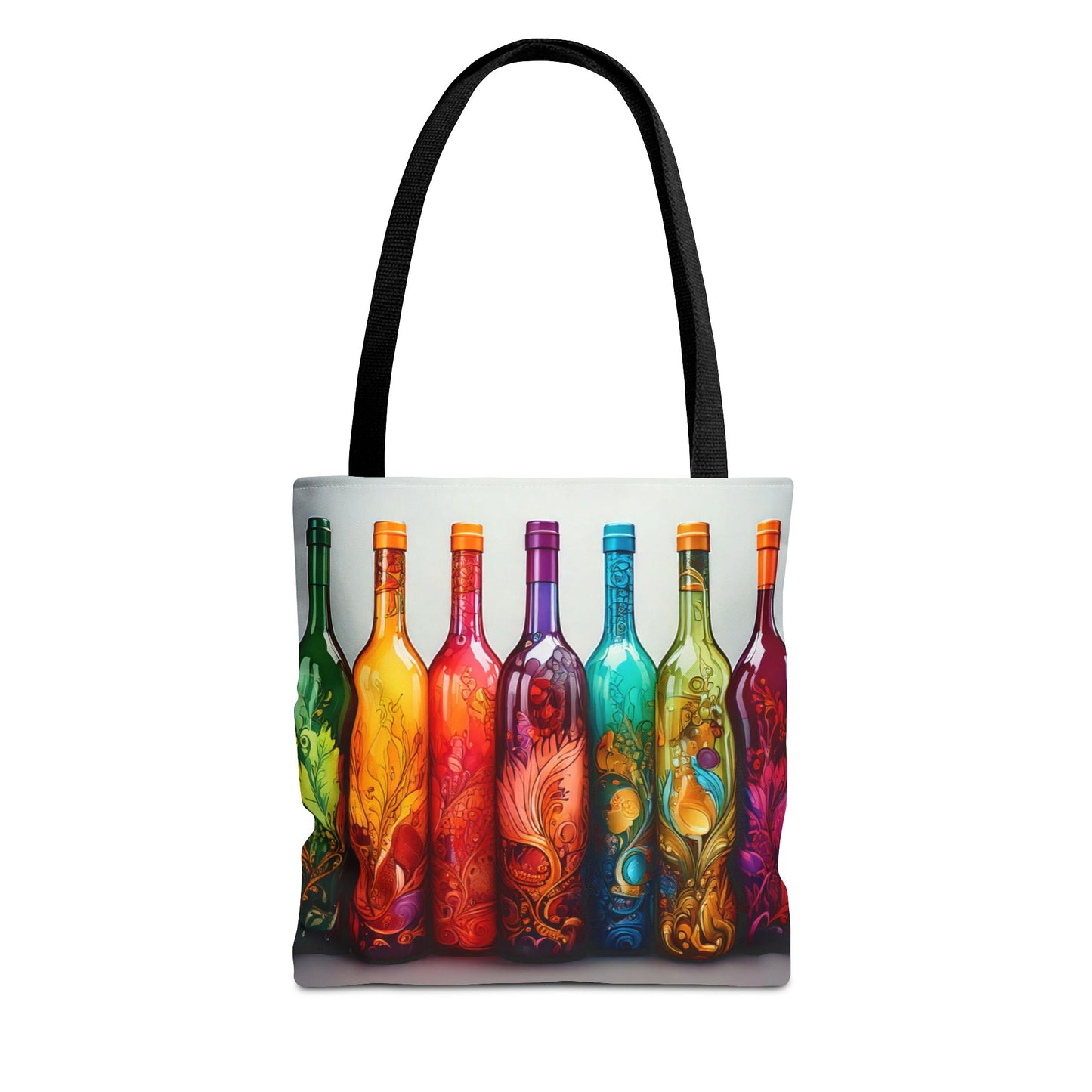 Wine Bottles, Tote Bag