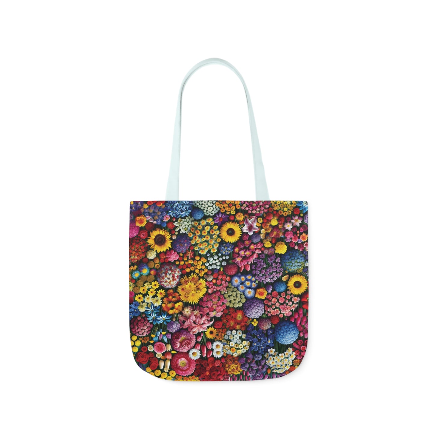 Canvas Tote Bag, Flowers