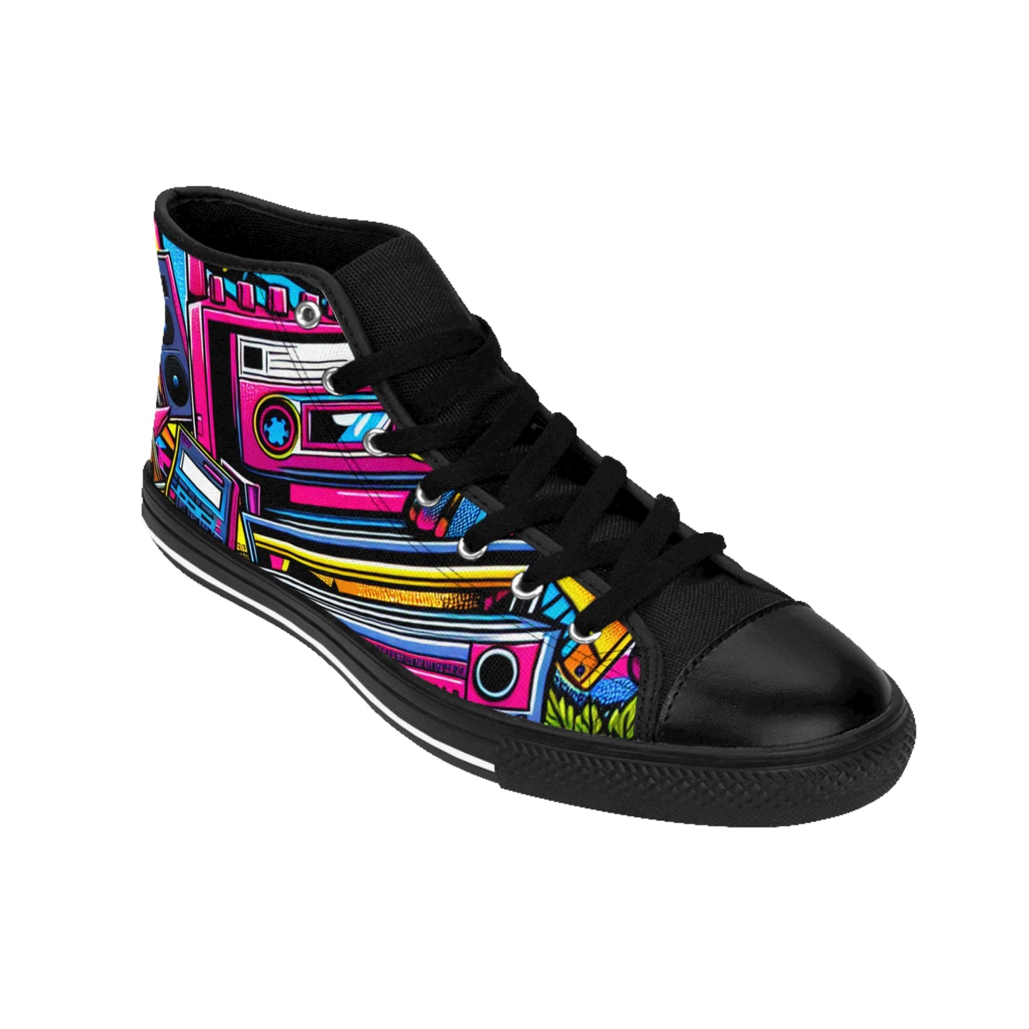 Retro Vibe High-Top Sneakers for Women