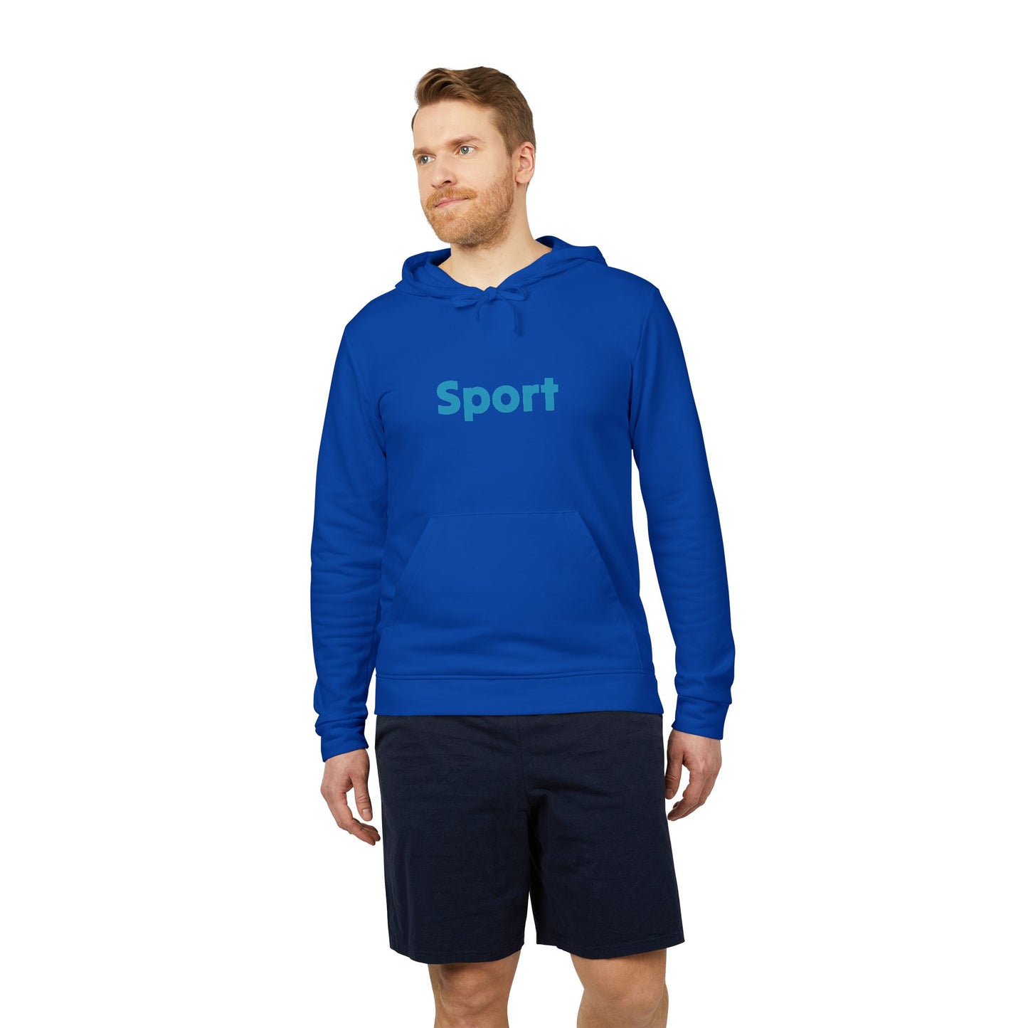 Adidas Unisex Fleece Hoodie - Sport Design for Casual Comfort