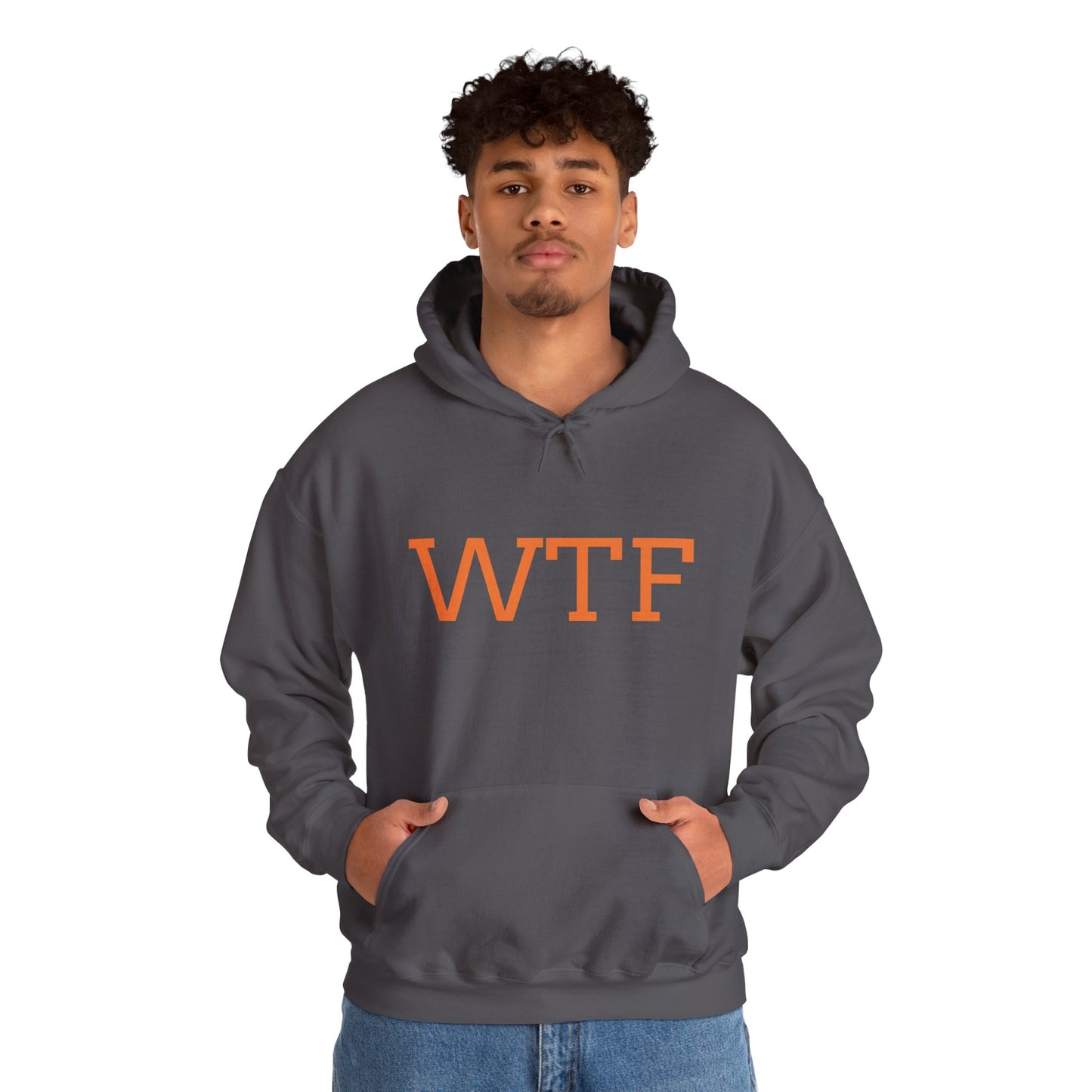 WTF, Unisex Heavy Blend™ Hooded Sweatshirt - Original Prints Co