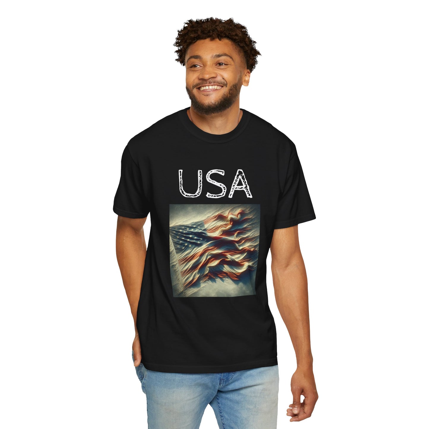 USA Flag, Unisex T-shirt