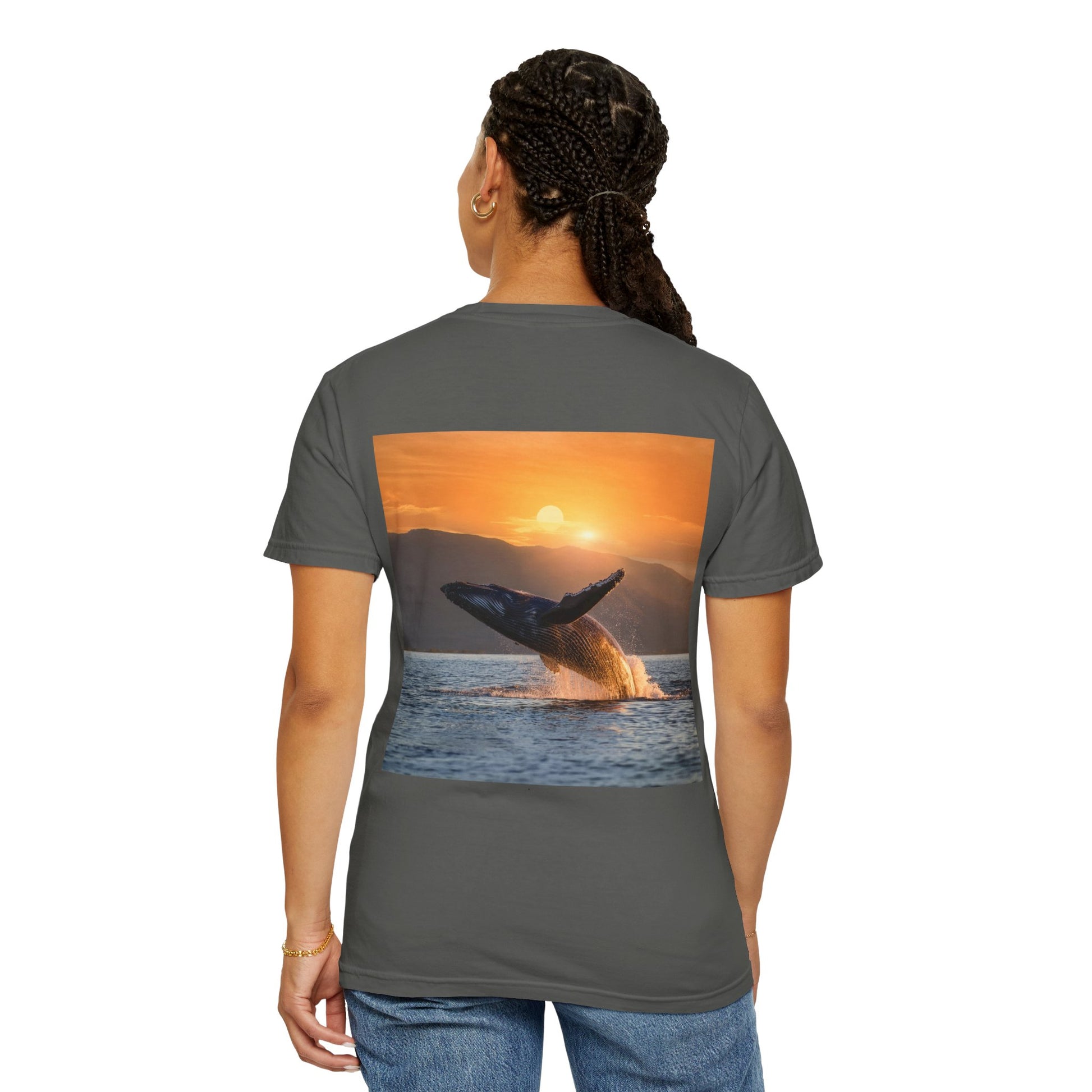 Lovin Life, Whale Print, Unisex T-shirt - Original Prints Co