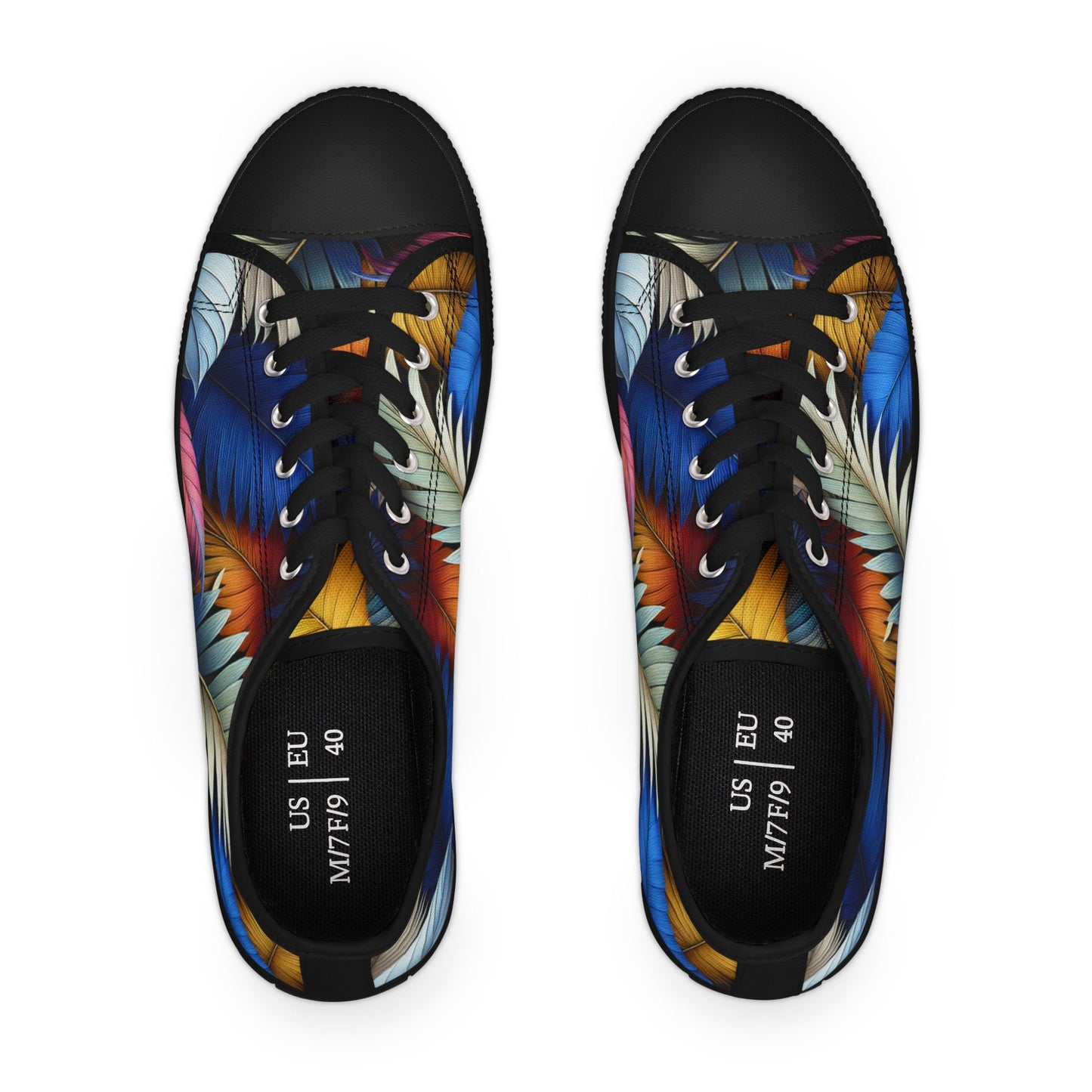 Tropical Printed Women's Low Top Sneakers