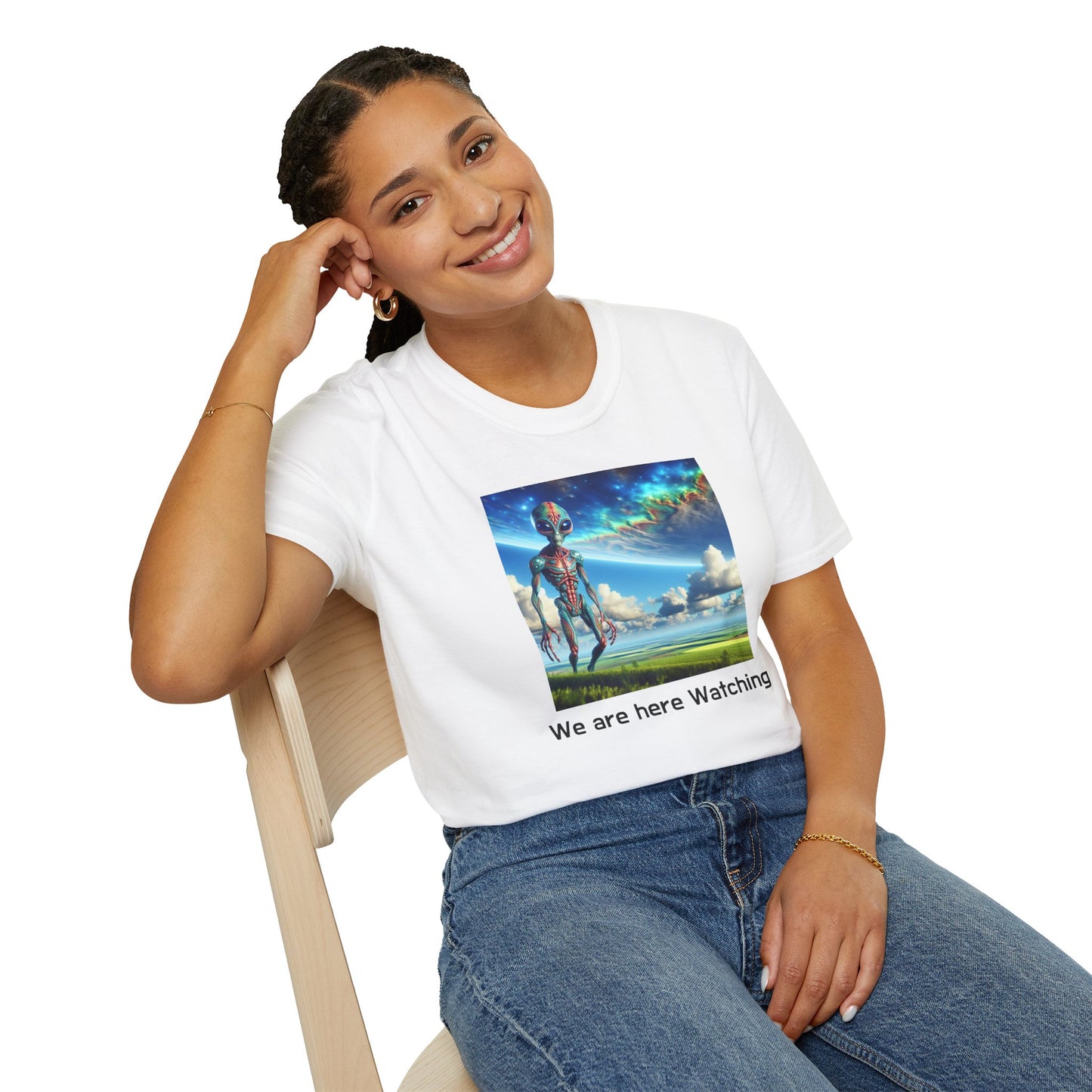 We are here Watching, Unisex T-Shirt