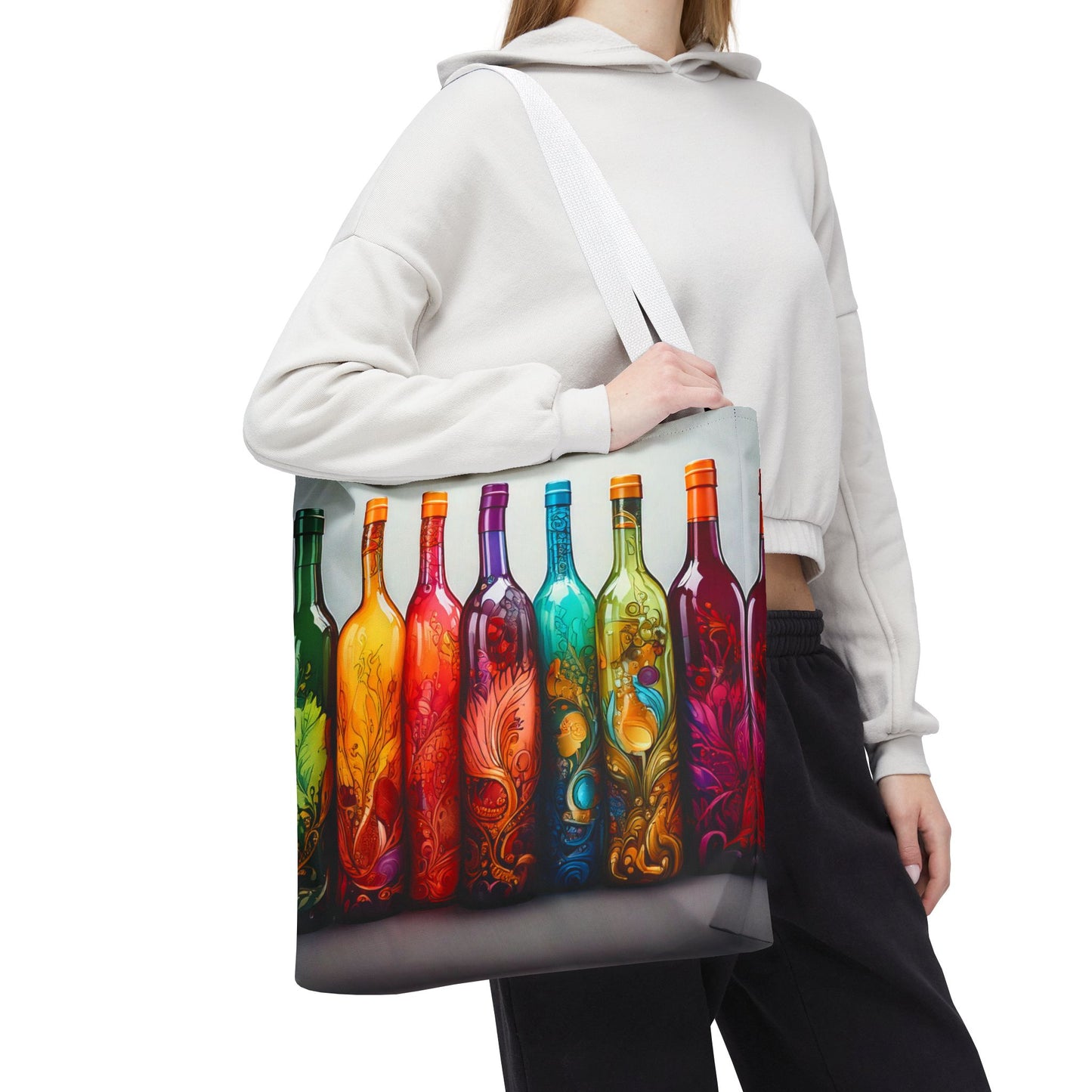 Wine Bottles, Tote Bag