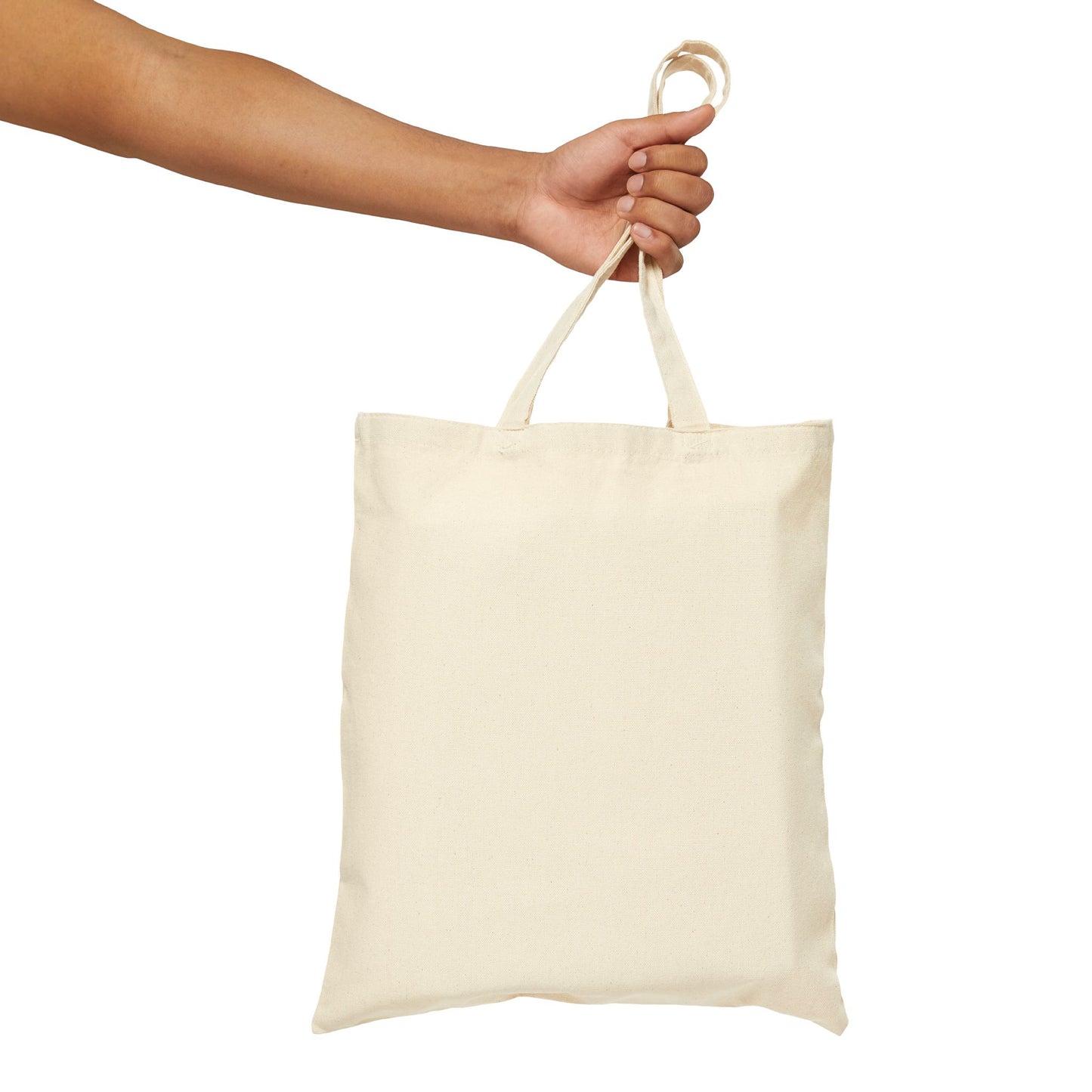 Smile, Cotton Canvas Tote Bag