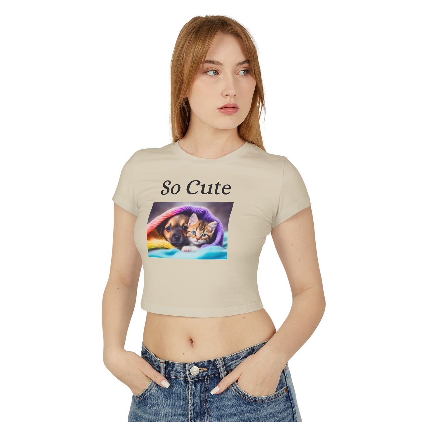 So Cute, Women's Baby Tee