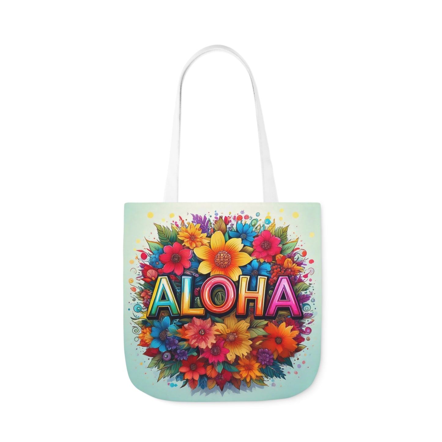 Tote Bag, Canvas ALOHA print