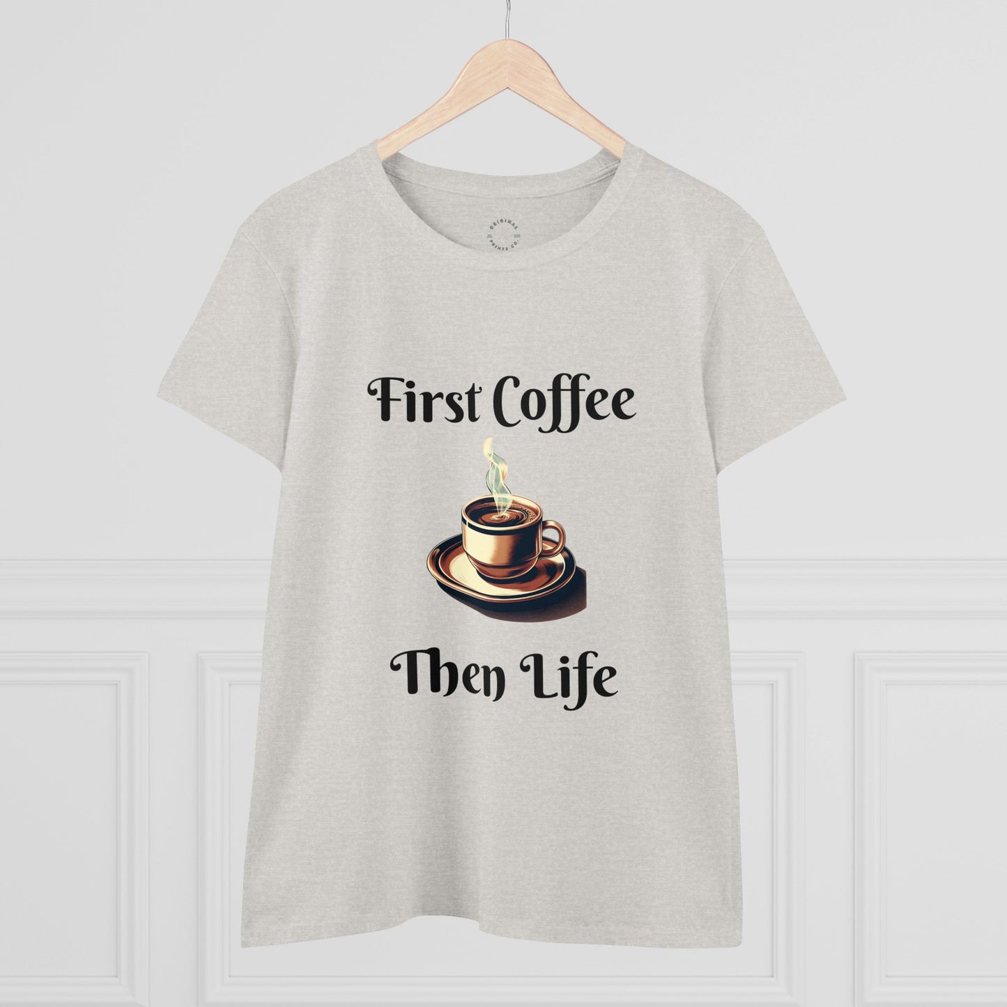 Women's Cotton Tee, Coffee