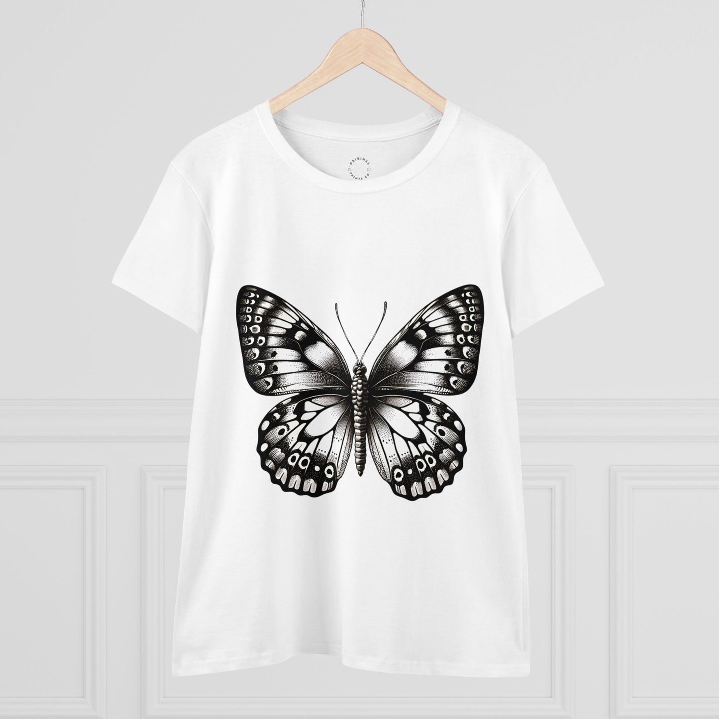 Inked Butterfly, Women's Cotton Tee