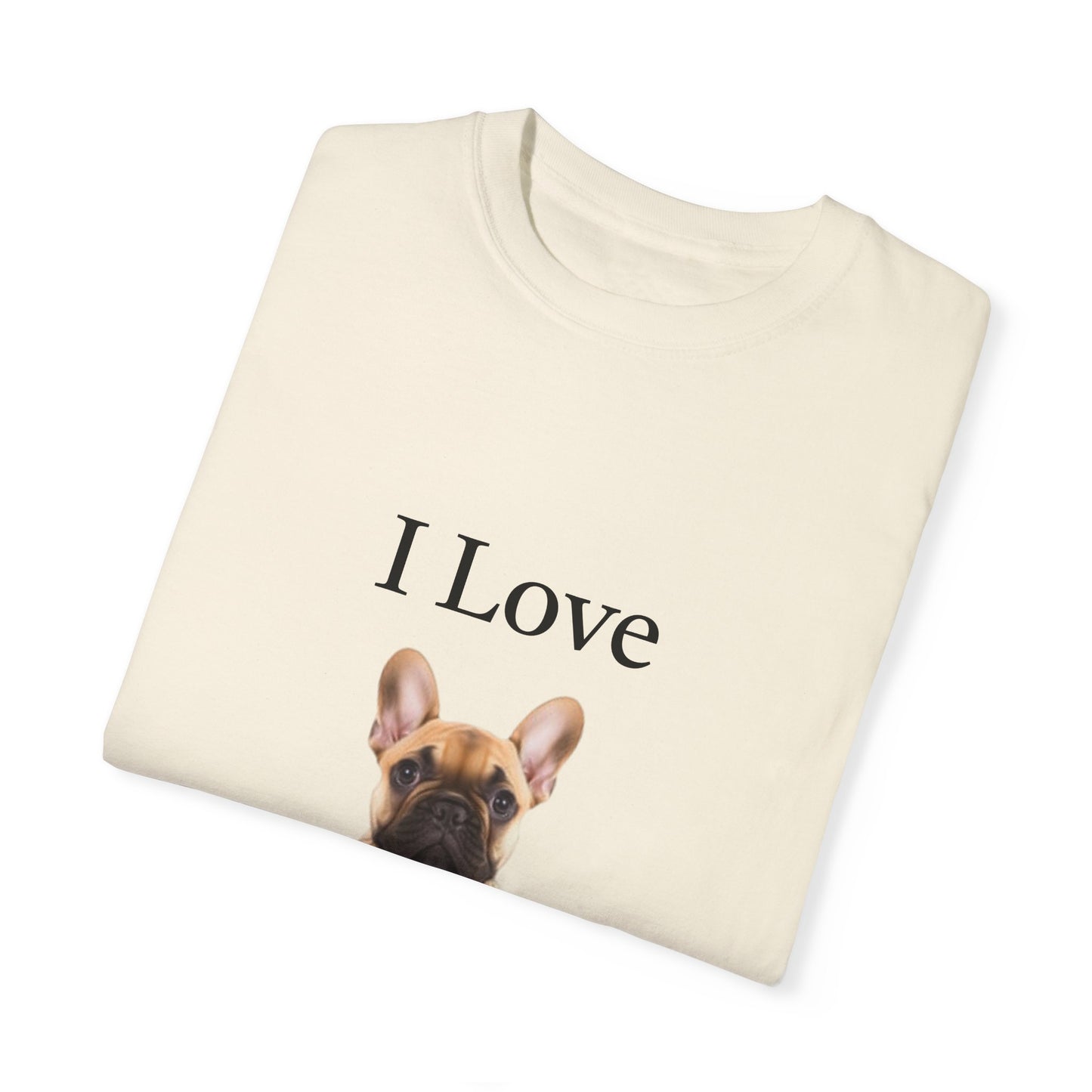 I Love, French BullDogs Unisex T-shirt