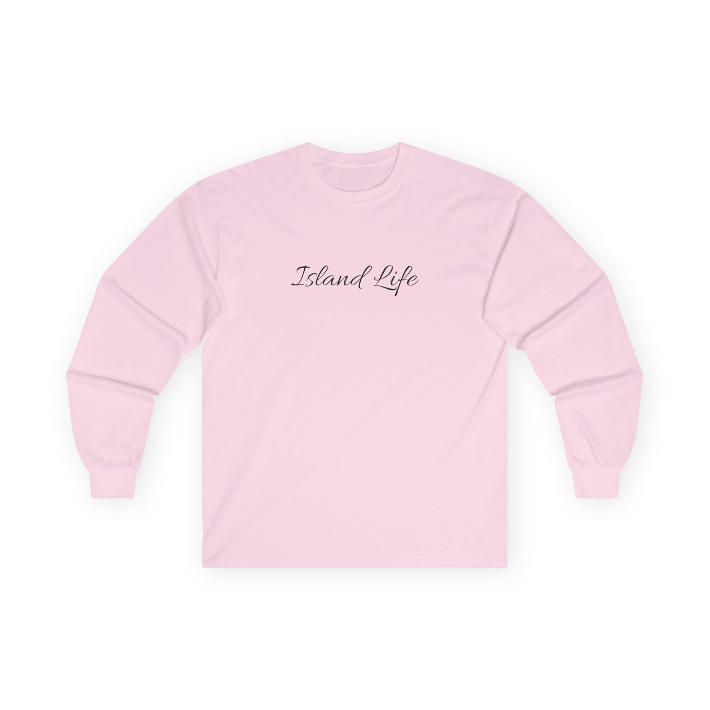 Island Life Unisex Cotton Long Sleeve Tee