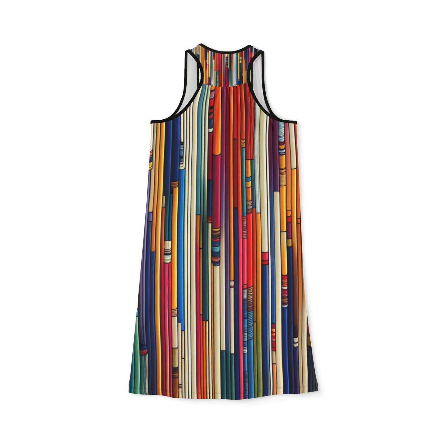 Women's Racerback Dress, Colour Stripes