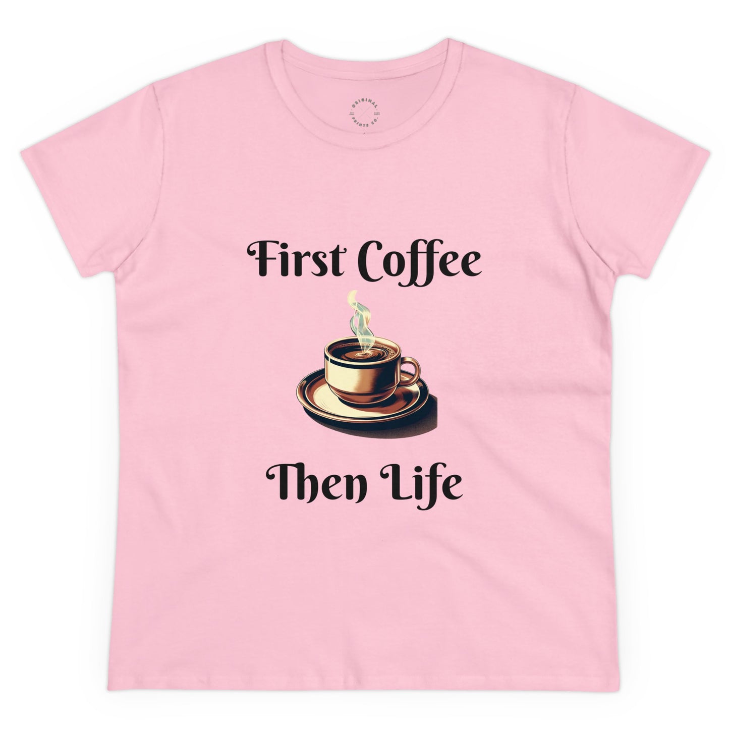 Women's Cotton Tee, Coffee