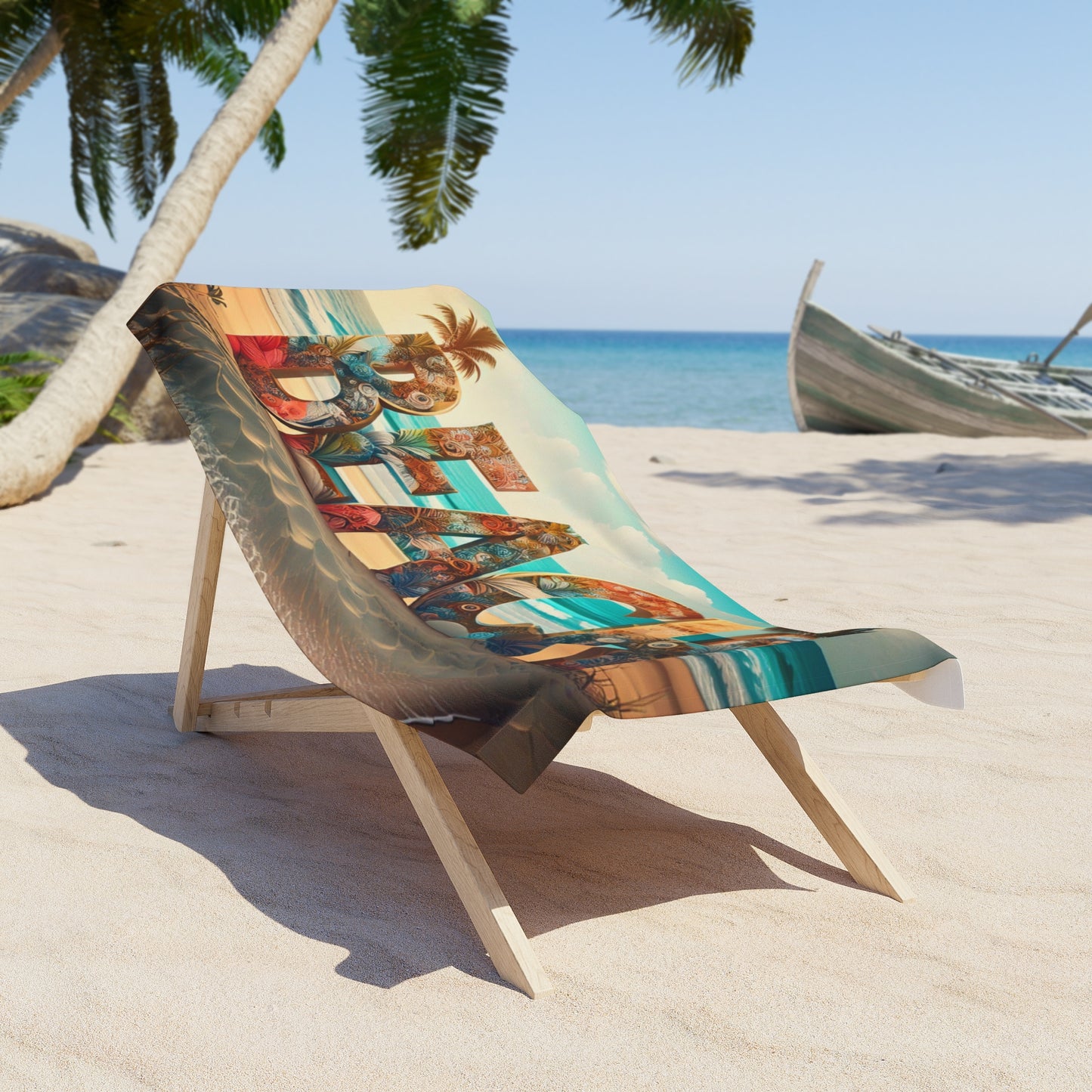 Tropical Beach Towel - Vibrant Summer Vibes