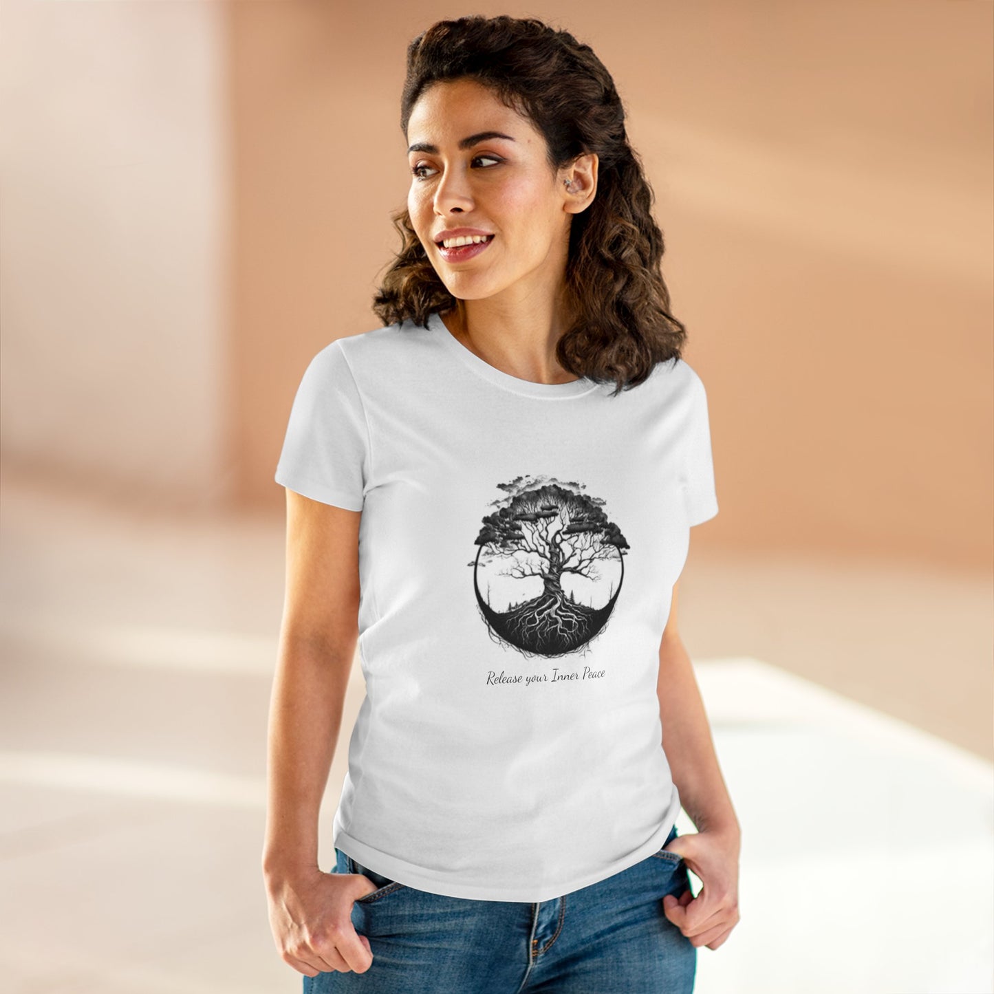 Inner Peace, Women's Cotton Tee