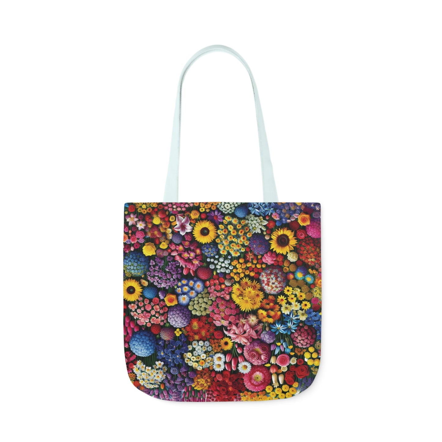 Canvas Tote Bag, Flowers