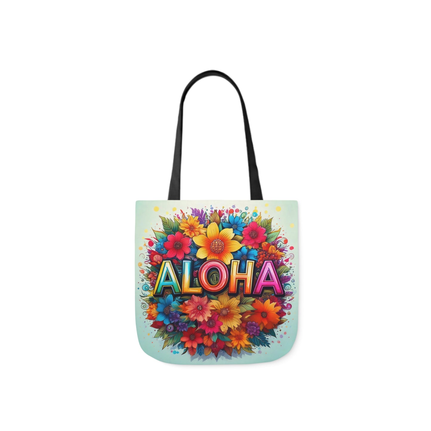 Tote Bag, Canvas ALOHA print