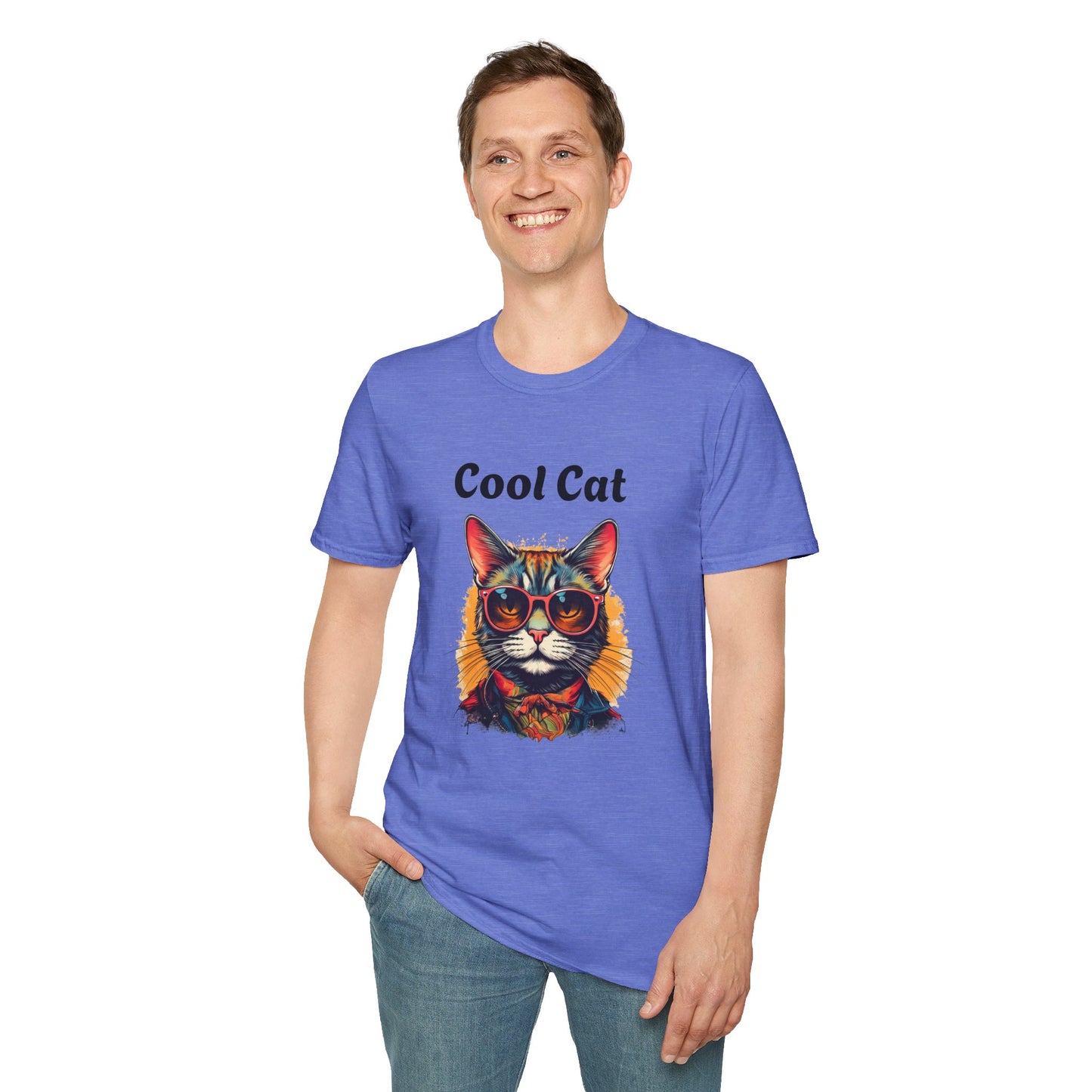 Cool Cat Unisex Softstyle T-Shirt