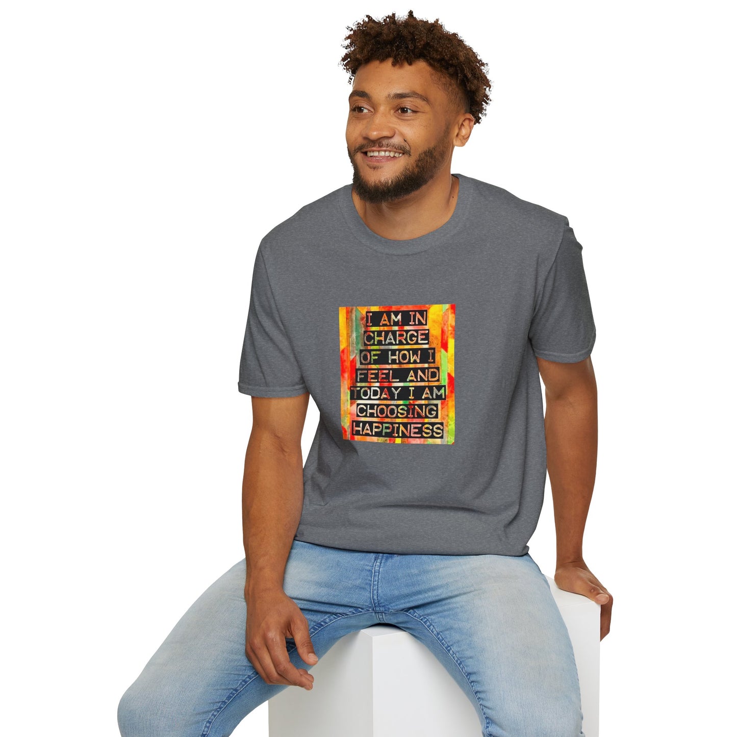 Today I Choose Happiness, Unisex Soft style T-Shirt